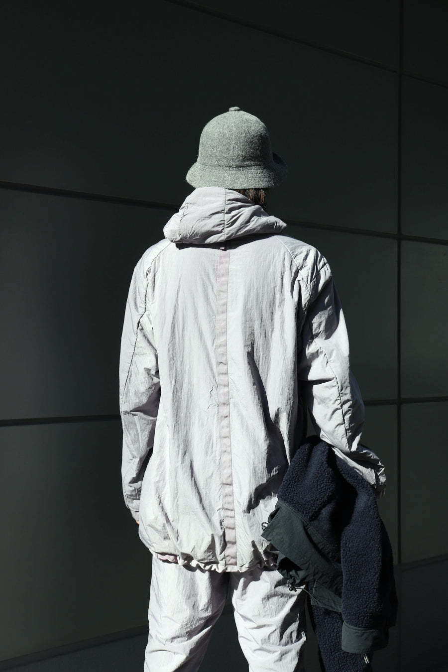 NULABEL  NATURAL DYED ANORACK(DOVE GRAY)