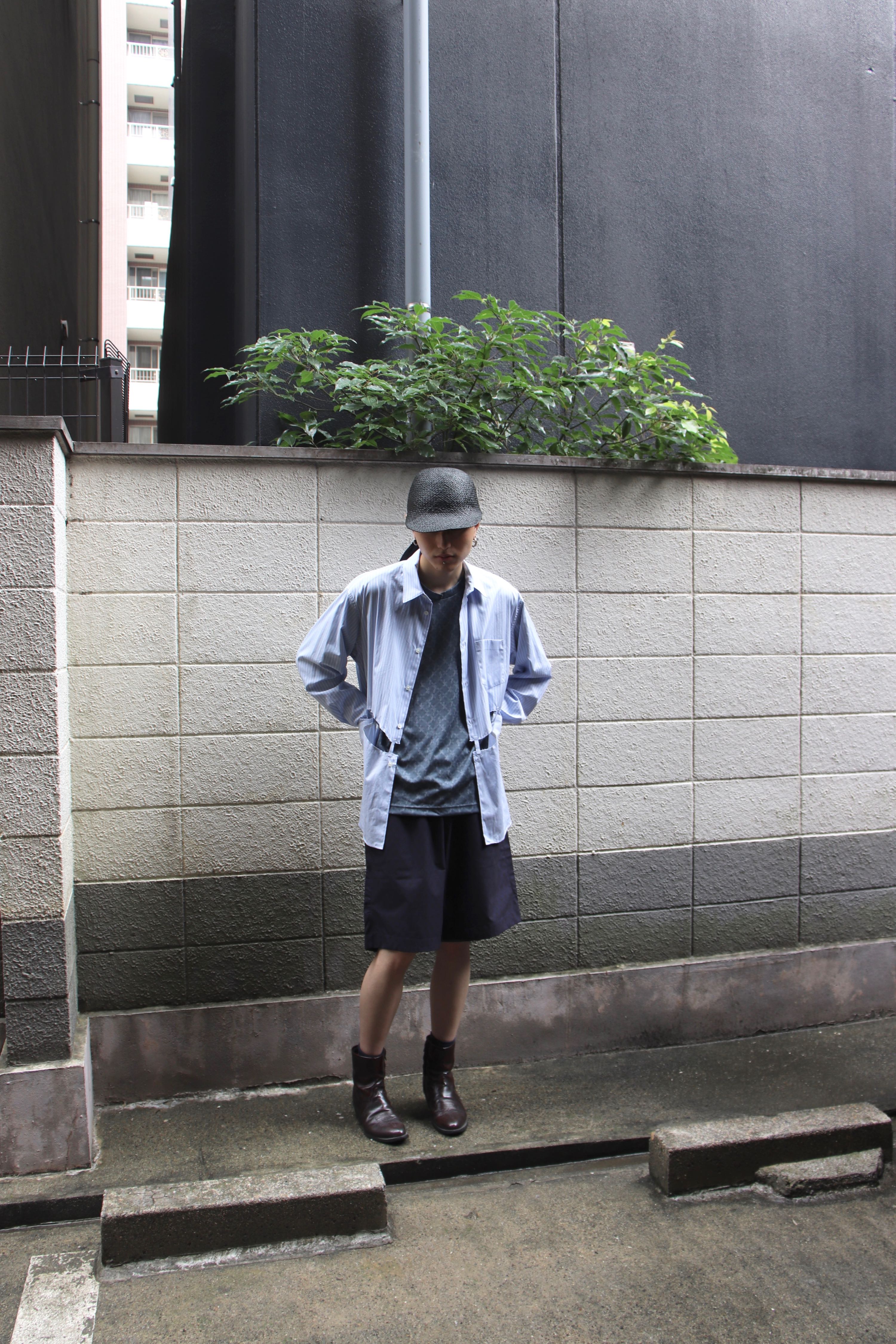 シンヤ コヅカ DEEP SUNSHADE with キジマ タカユキ 麦わら SHINYAKOZUKA(シンヤコヅカ)のDEEP SUNSHADE WITH KIJIMA