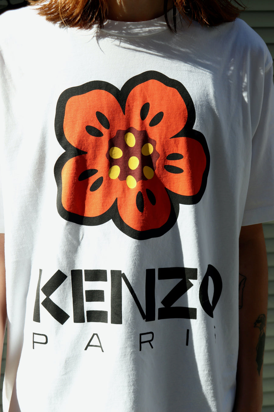 KENZO  BOKE FLOWER CLASSIC T-SHIRT-2(WHITE)