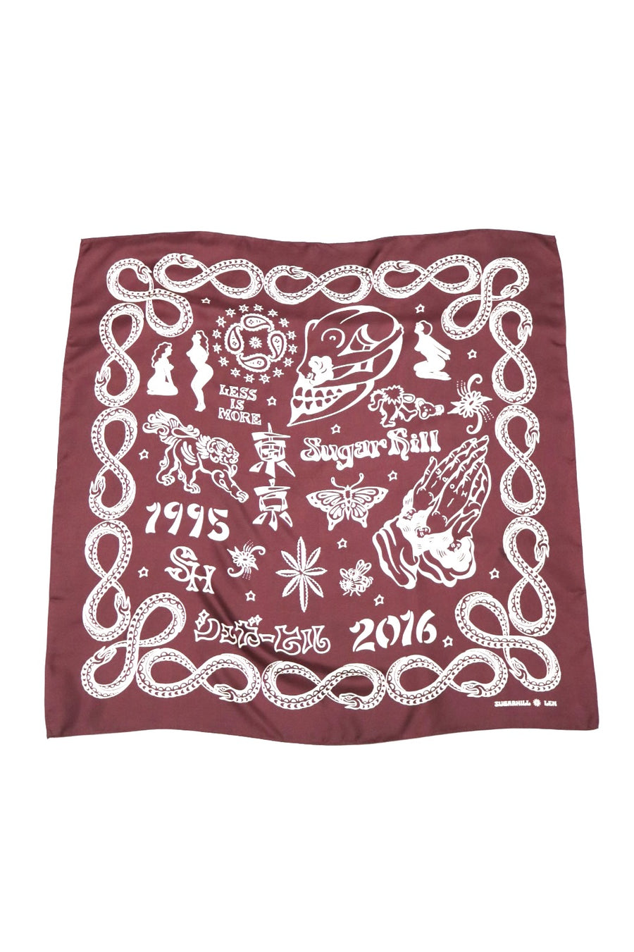 SUGARHILL(シュガーヒル)のSILK SCARF WINEの通販｜PALETTE art alive