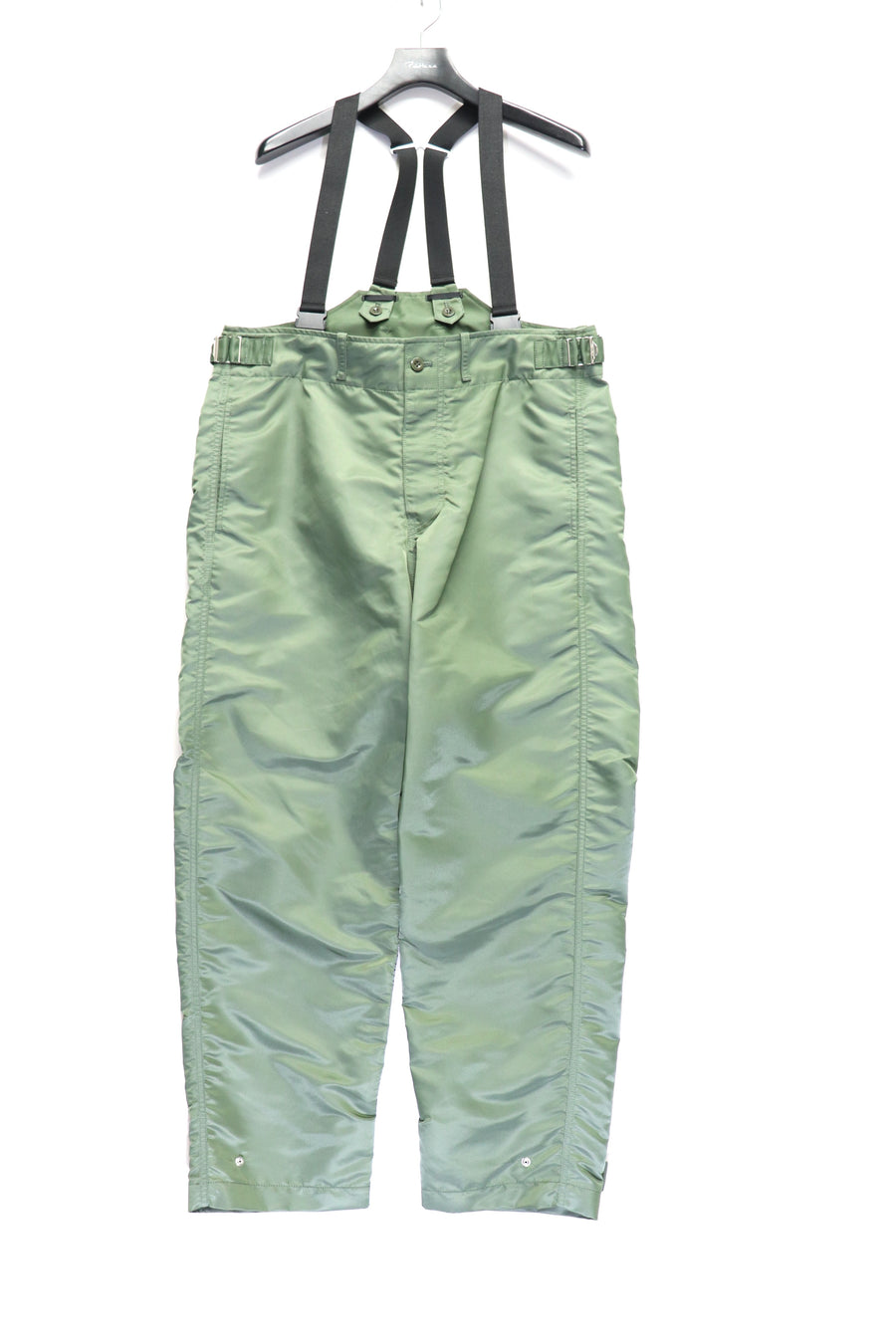 TOGA VIRILIS  Nylon twill suspenders pants(KHAKI)