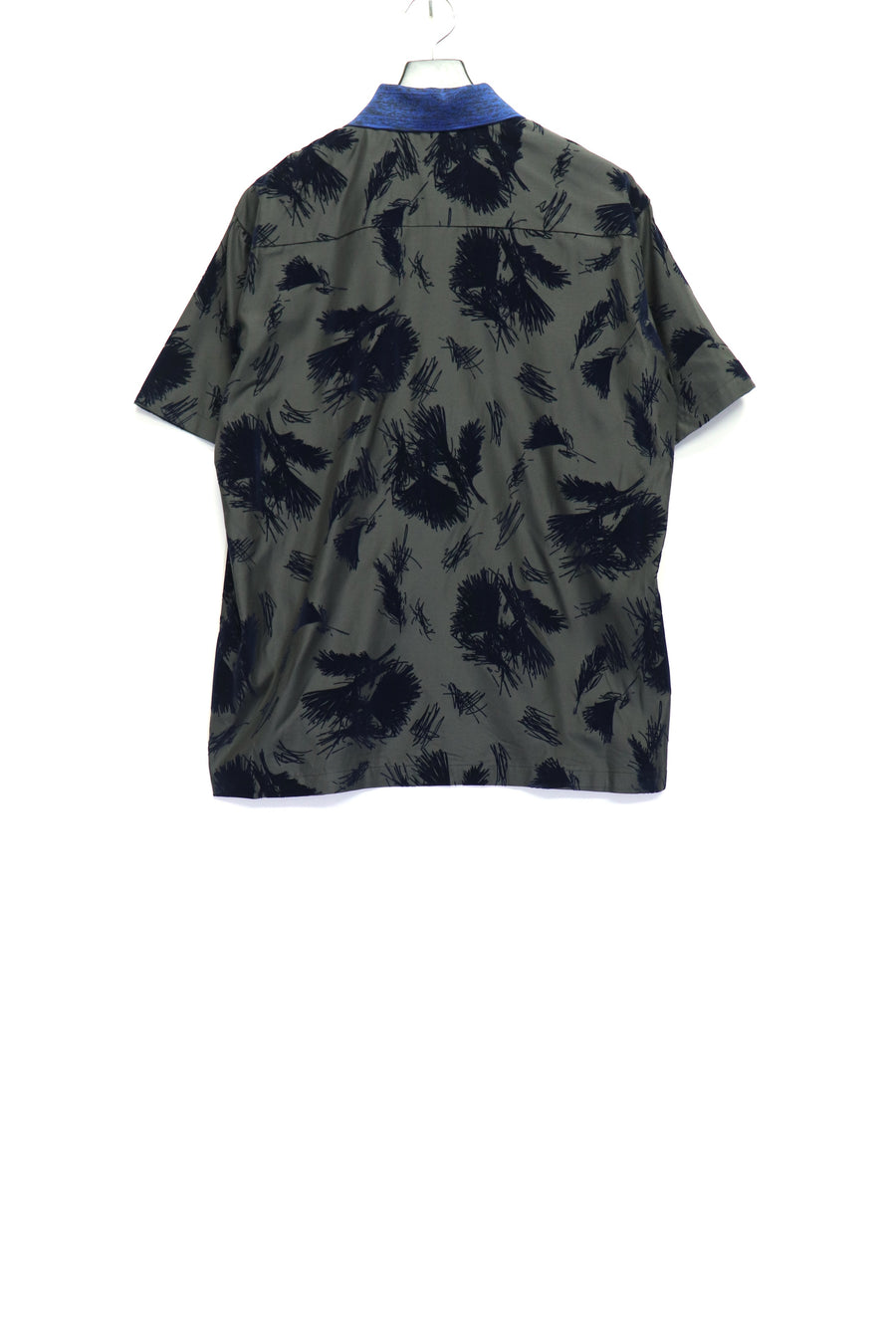 TOGA TOO  Flocky print S/S shirt(BLACK)