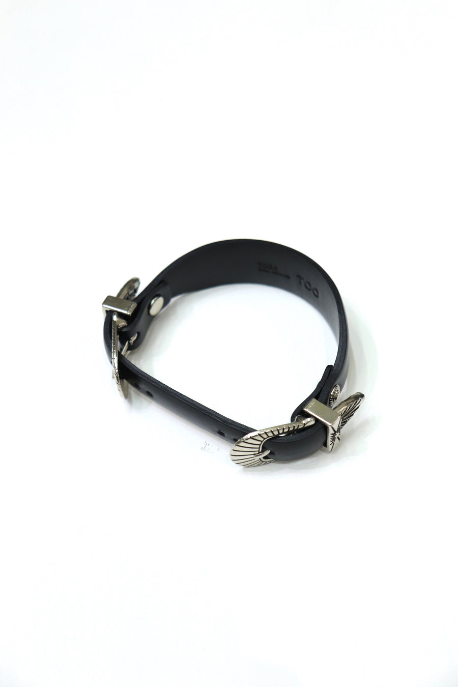 TOGA DOUBLE BUCKLE BANGLE ブラック TOGA(トーガ)のNarrow double buckle bangleの通販｜PALETTE art alive