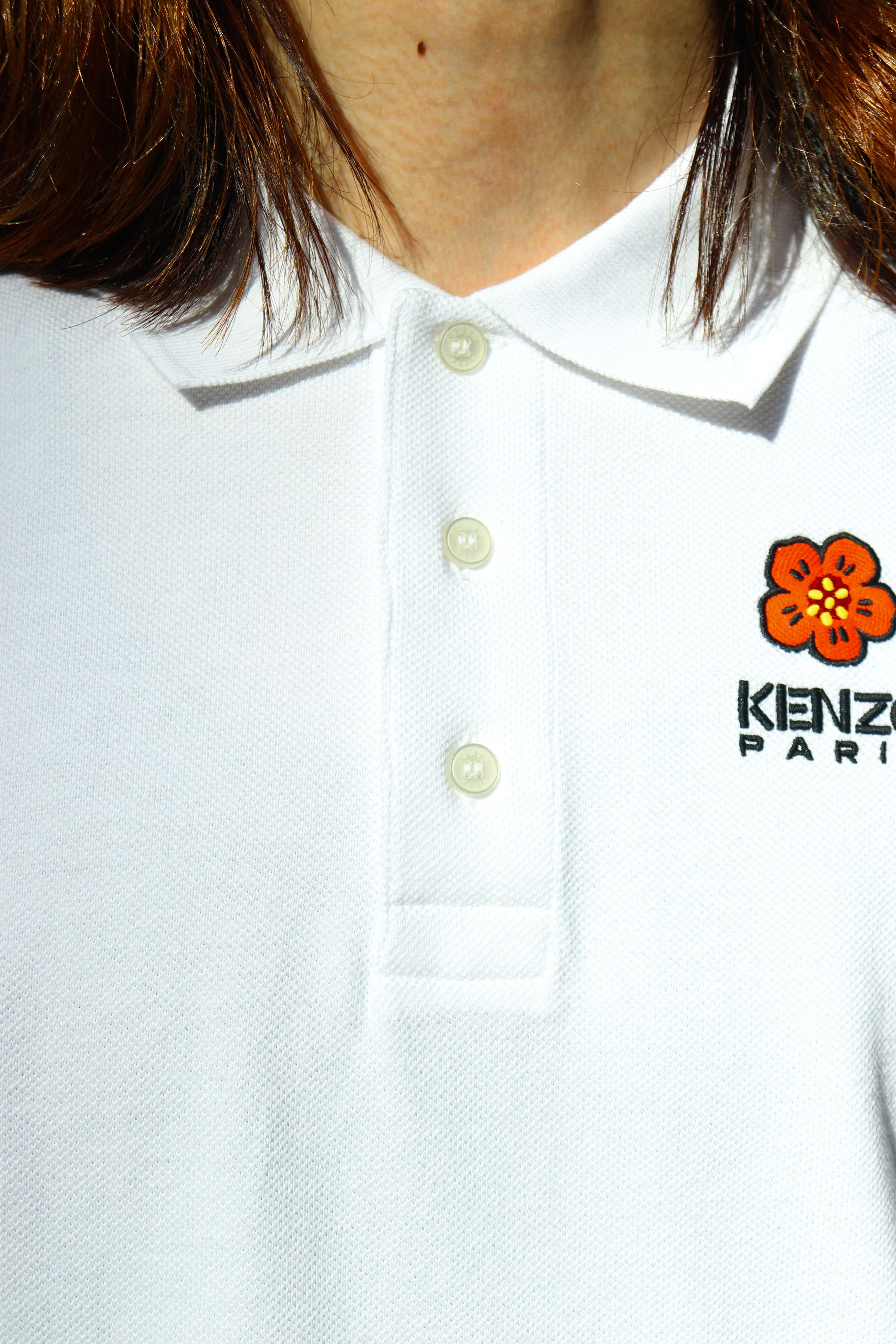 KENZO(ケンゾー)のBOKE FLOWER SLIM POLO WHITEの通販｜PALETTE art