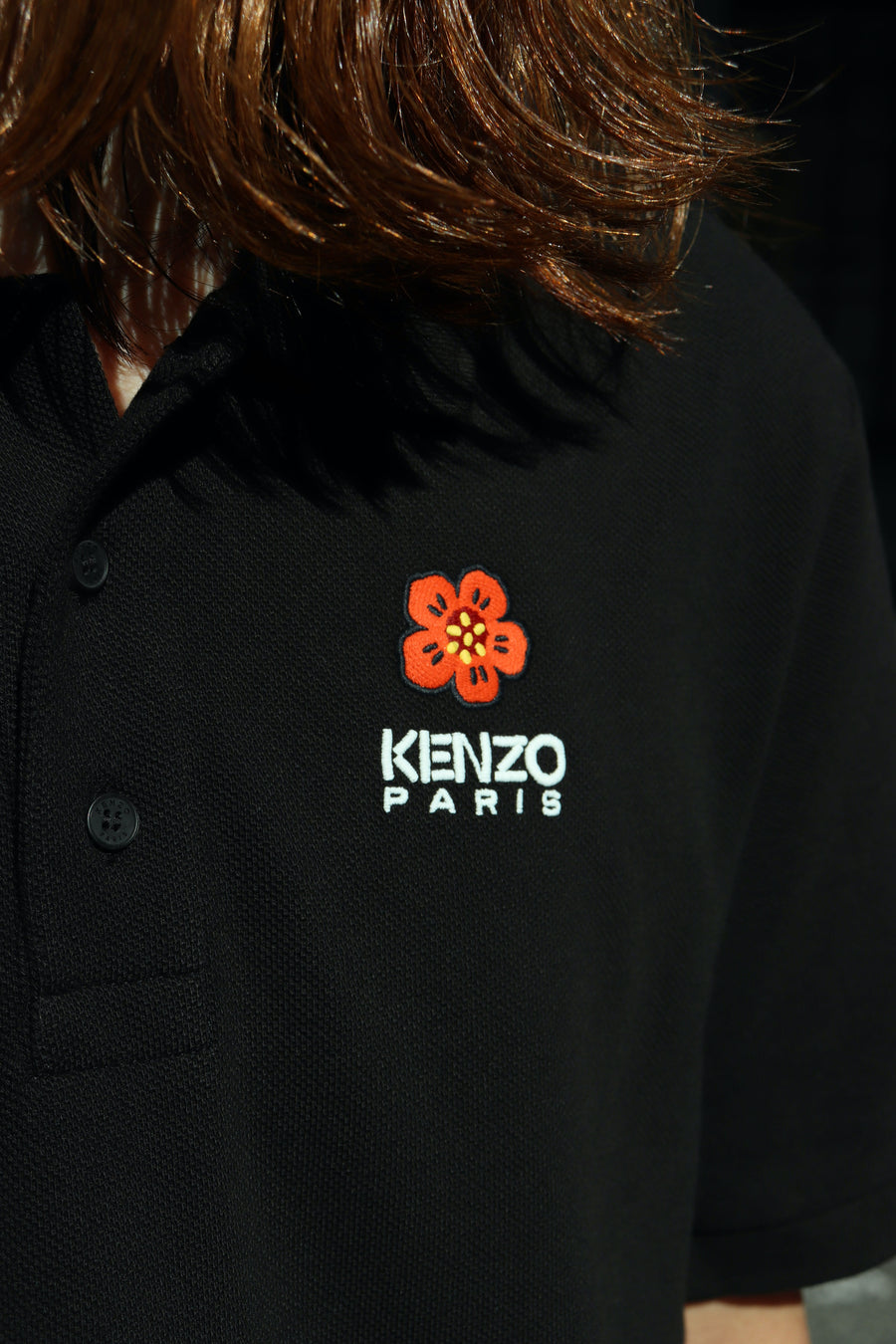 KENZO  BOKE FLOWER SLIM POLO(BLACK)