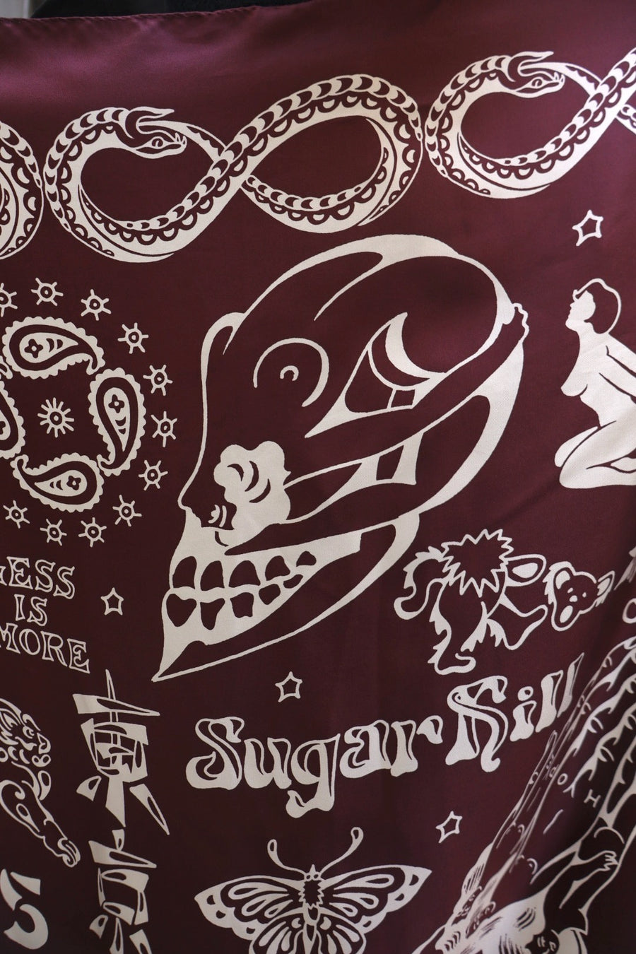 SUGARHILL(シュガーヒル)のSILK SCARF WINEの通販｜PALETTE art alive