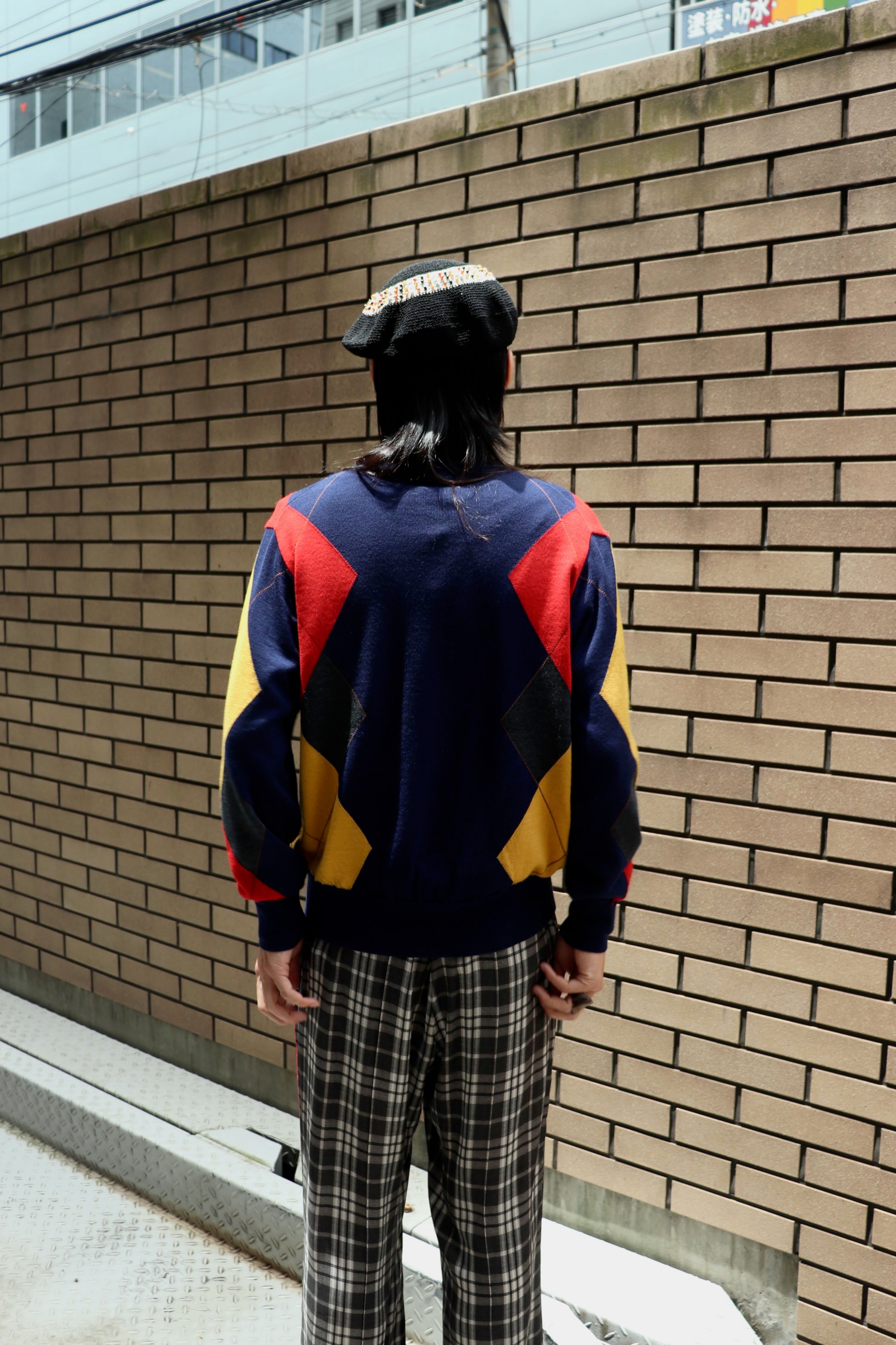 TOGA TOO(トーガ トゥ)のArgyle knit cardiganの通販｜PALETTE art