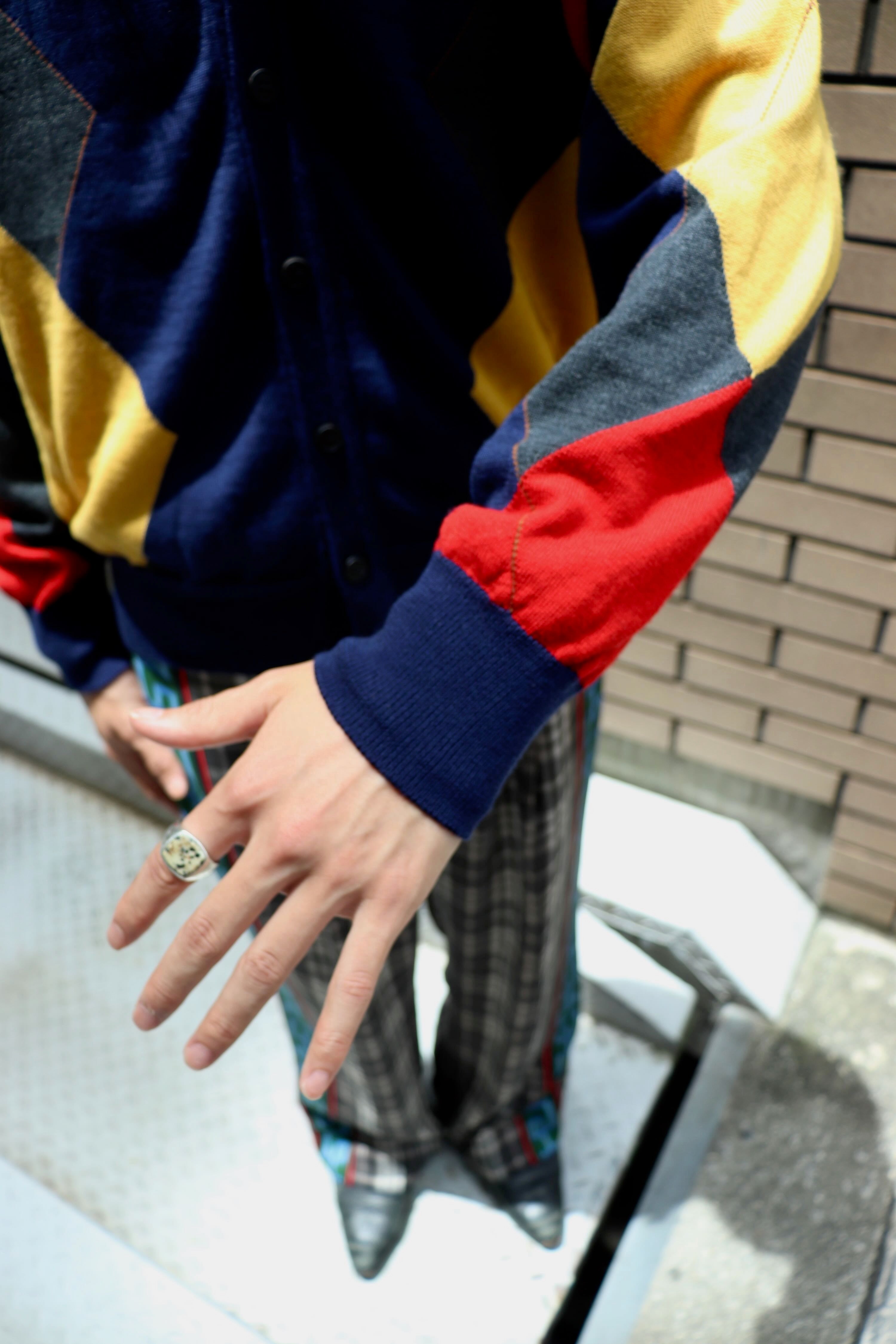 TOGA TOO(トーガ トゥ)のArgyle knit cardiganの通販｜PALETTE art