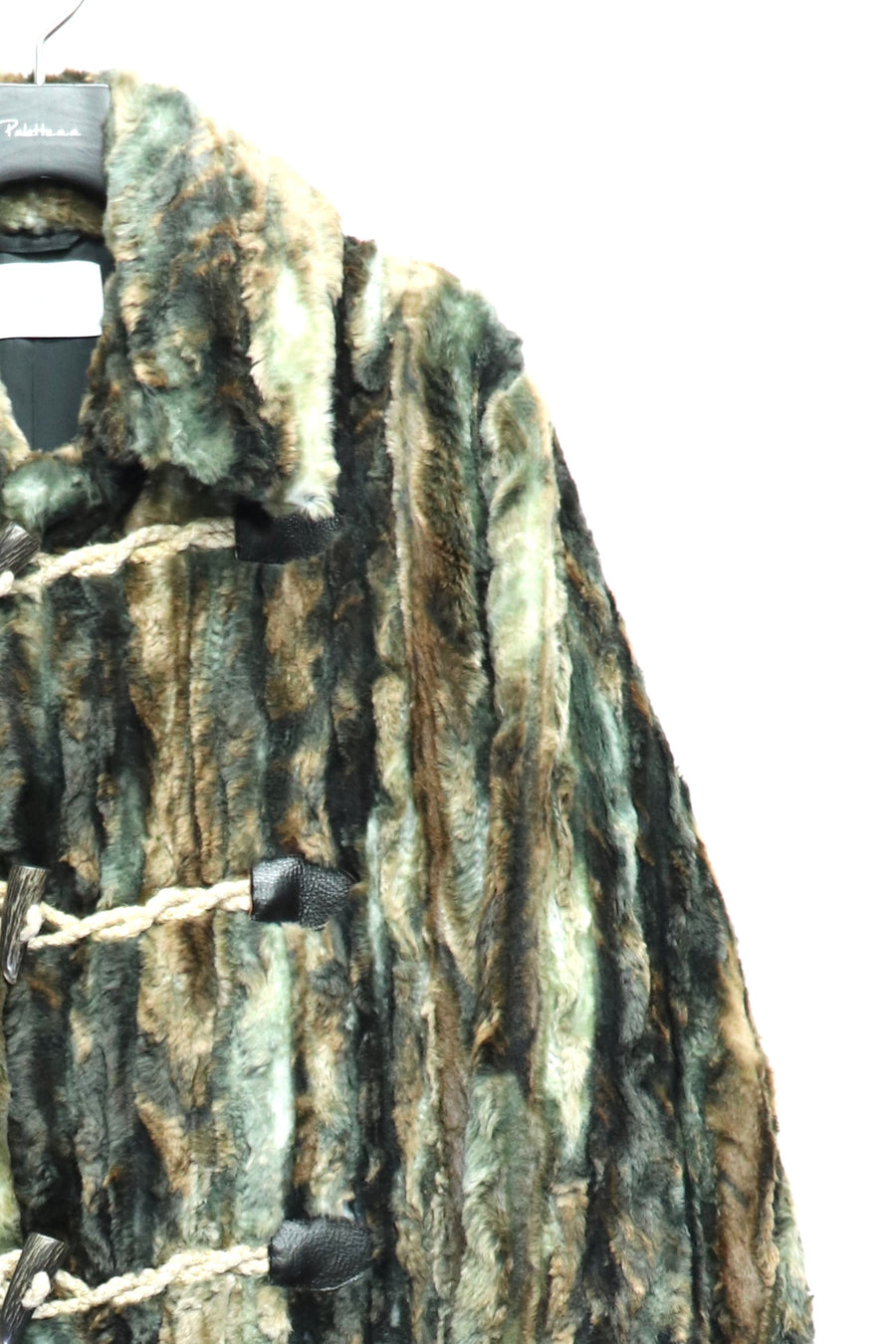 SUGARHILL  FUR COAT(BLACK & GREEN)