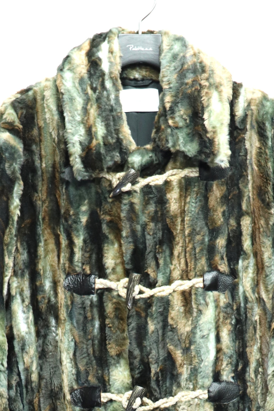 SUGARHILL  FUR COAT(BLACK & GREEN)