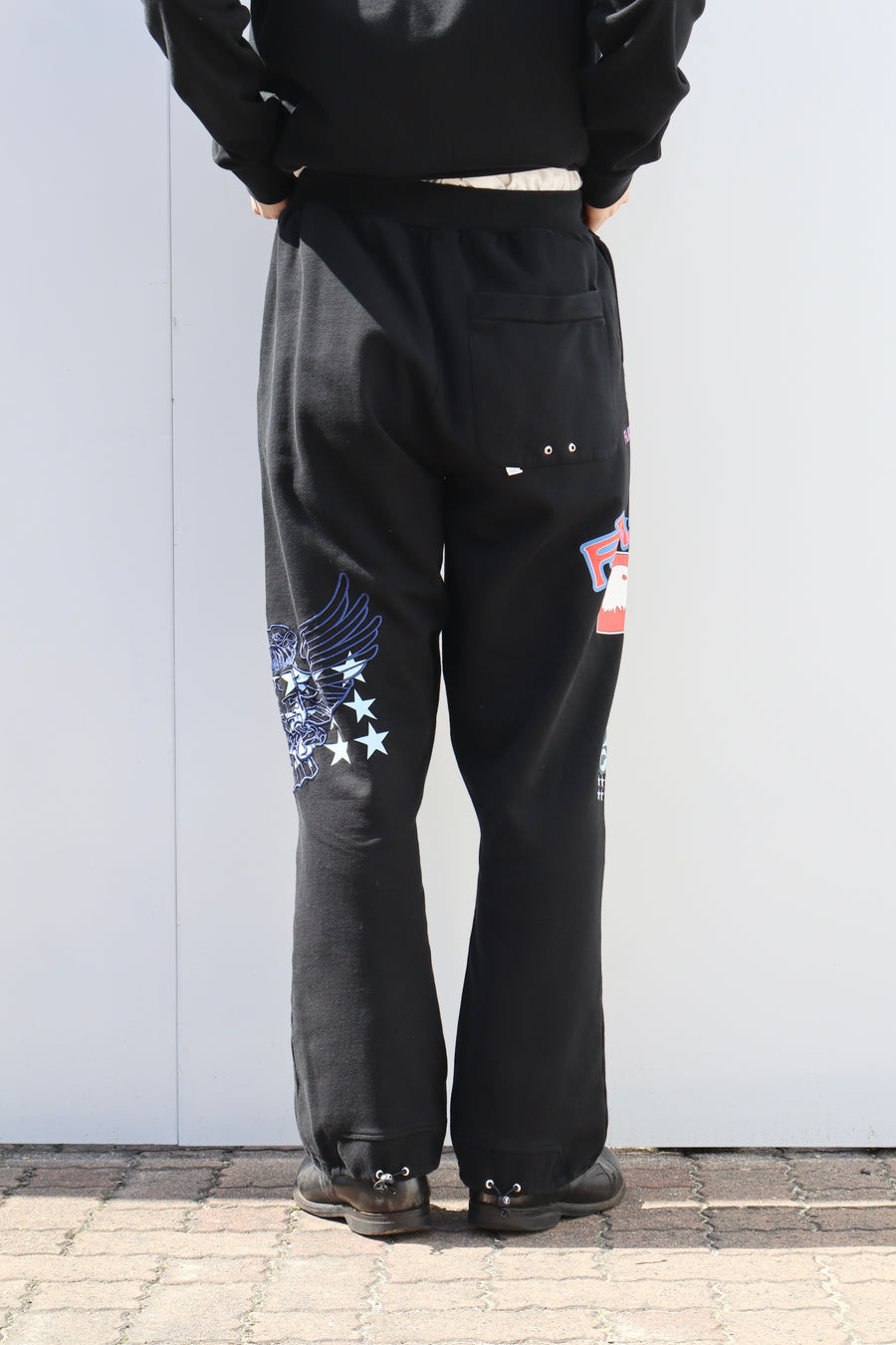 FAF(エフエーエフ)のPrinted Baggy Sweat Pants BLACKの通販｜PALETTE