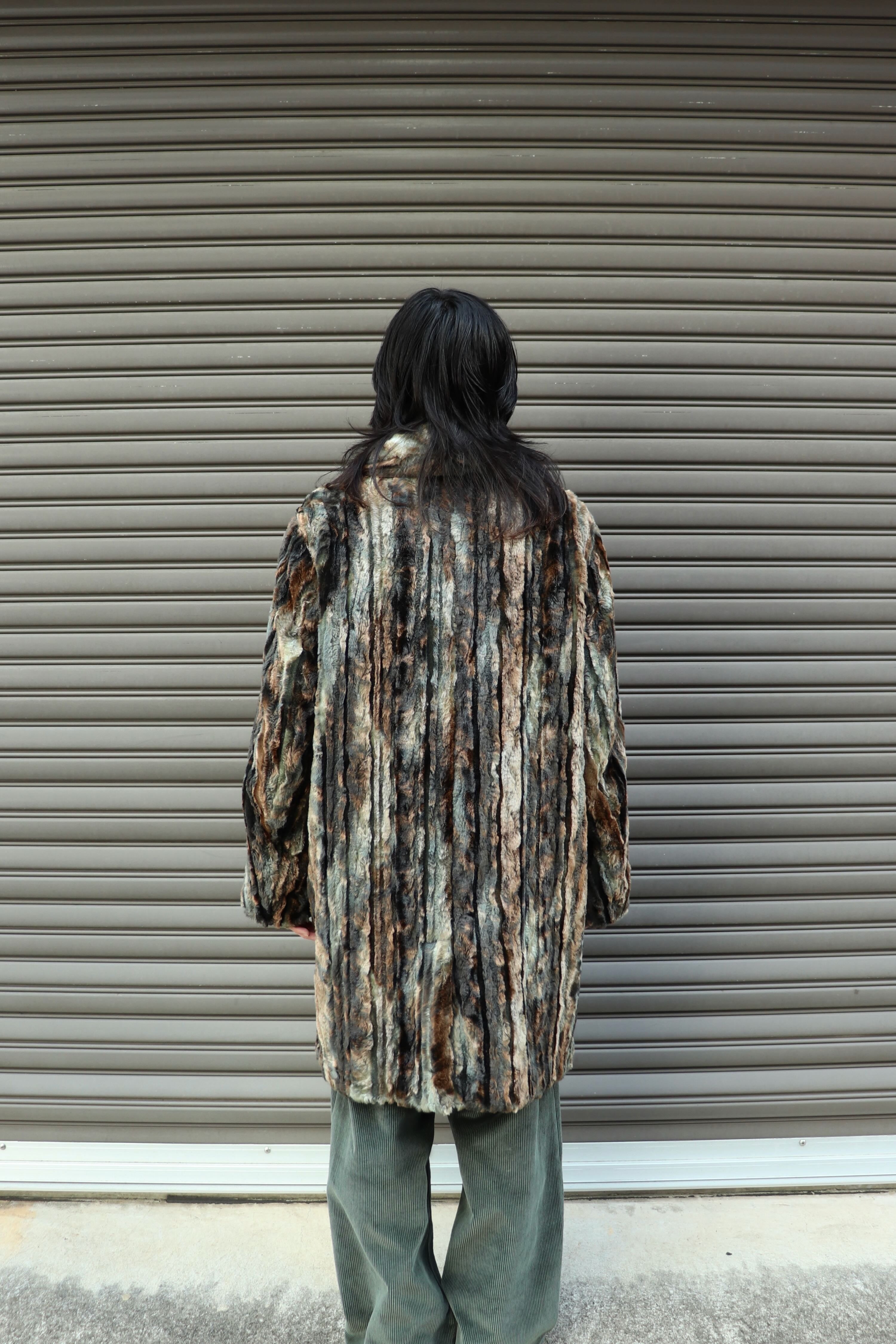 SUGARHILL(シュガーヒル)のFUR COAT BLACK & GREENの通販｜PALETTE art