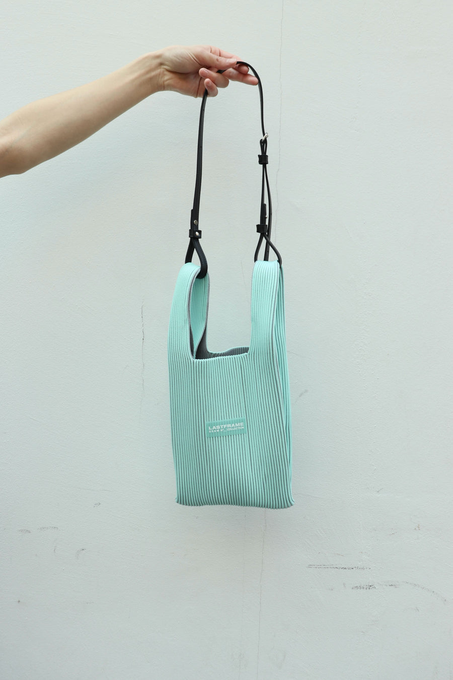 LASTFRAME(ラストフレーム)のKASANE MARKET BAG SMALL MINT GREEN 