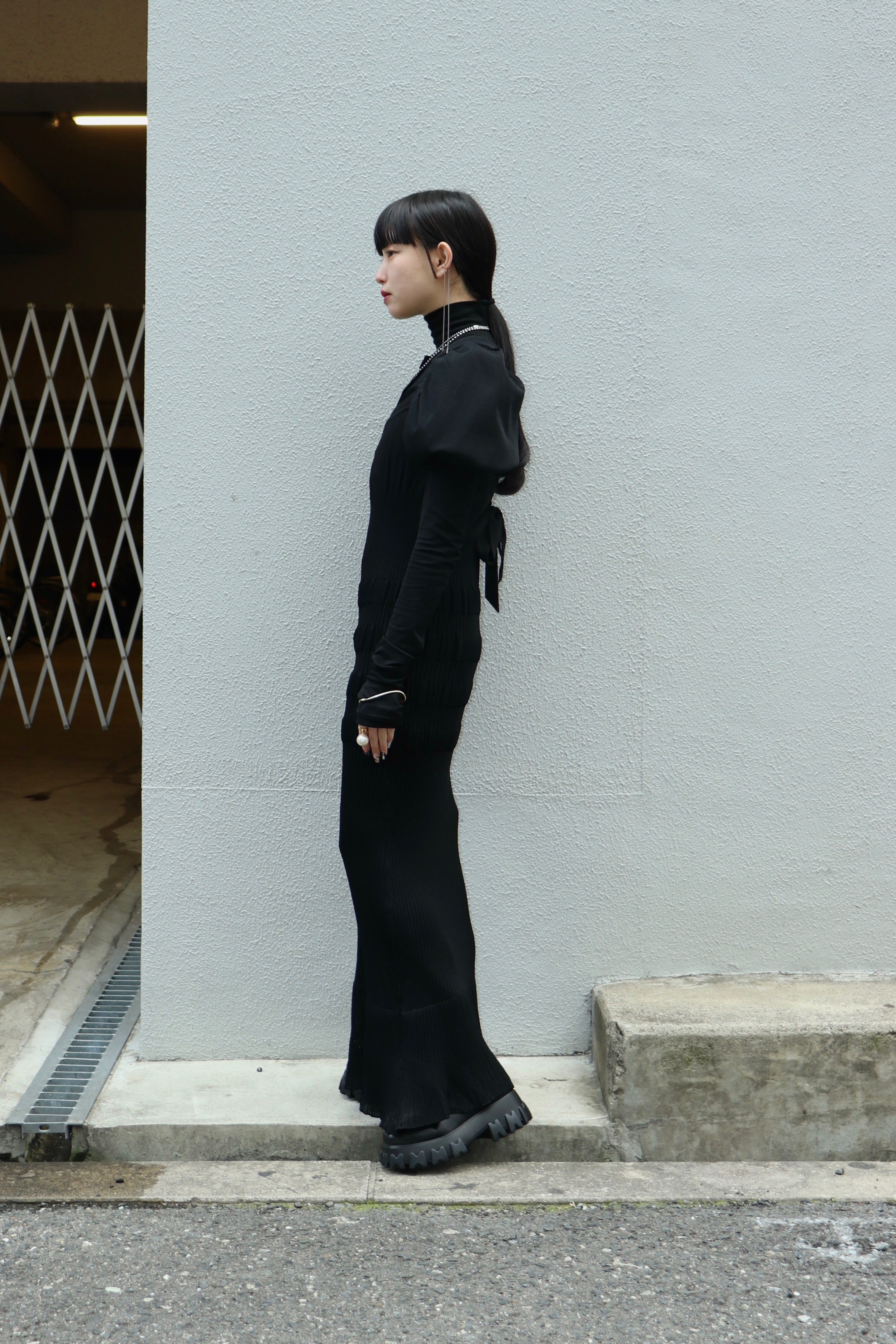 FETICO(フェティコ)のSHEER STRIPE KNIT DRESS(ドレス)の通販｜PALETTE