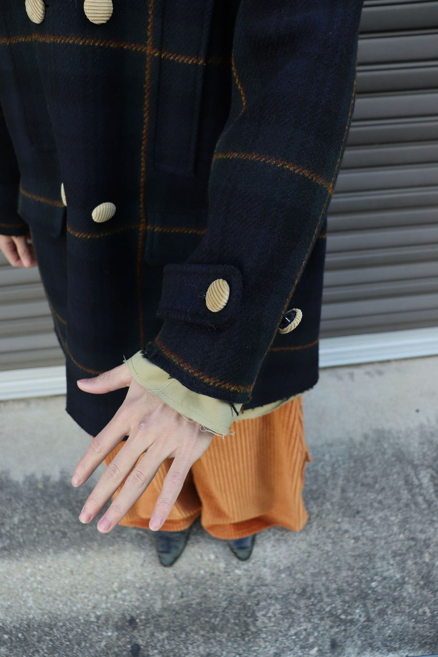 HOMMENA  A Line Short Coat