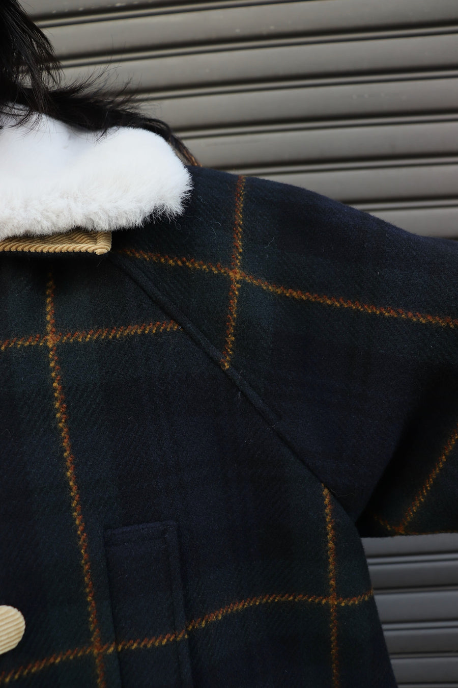 HOMMENA  A Line Short Coat