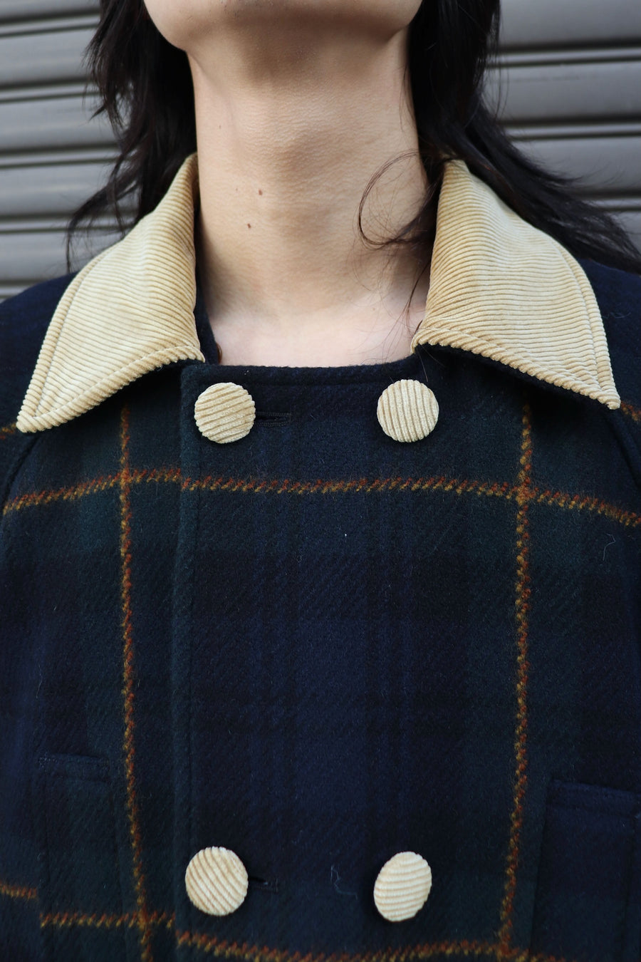 HOMMENA  A Line Short Coat