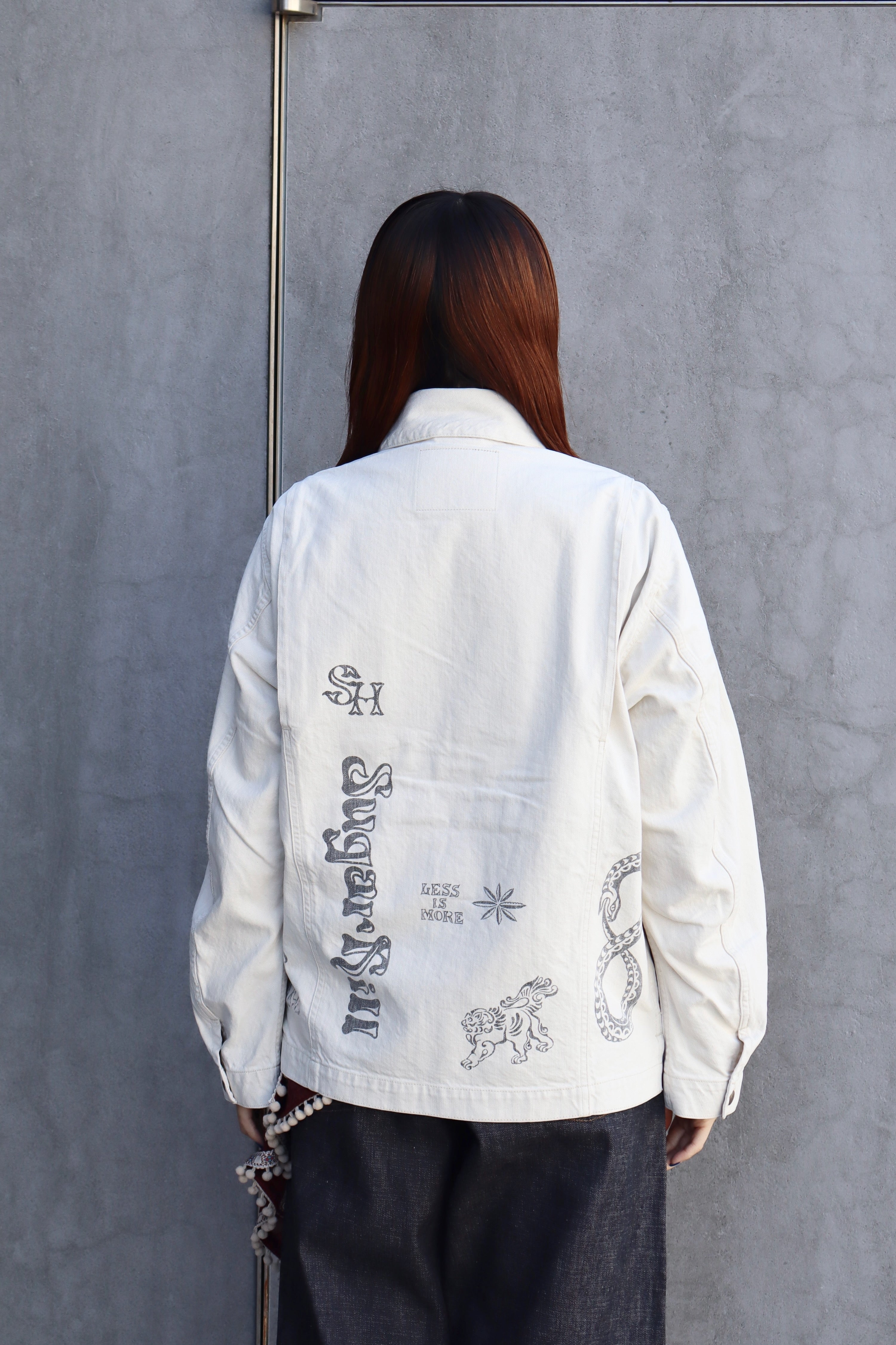 SUGARHILL(シュガーヒル)のTATTOO FLASH PRINT POCKET DENIM JACKETの