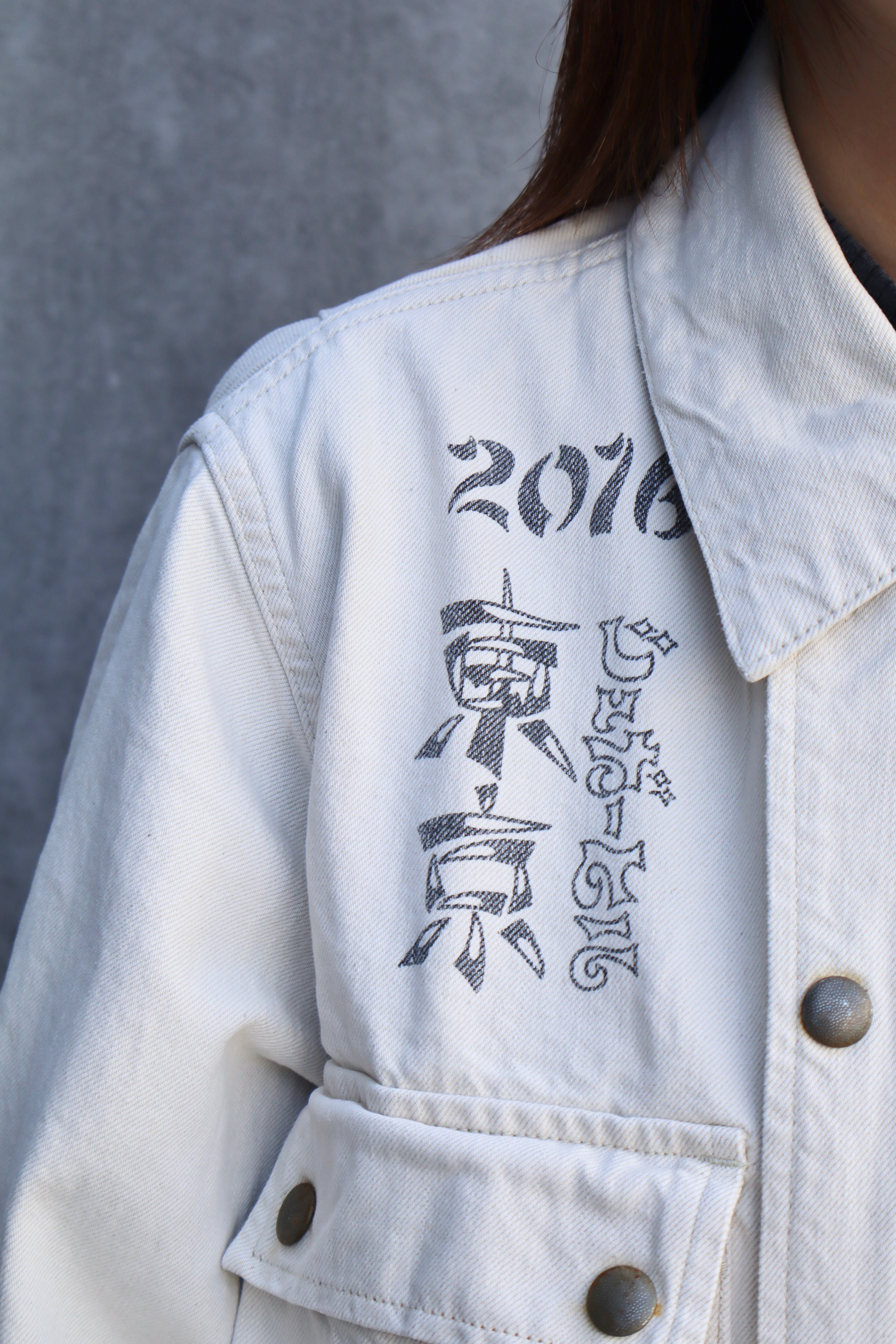 SUGARHILL(シュガーヒル)のTATTOO FLASH PRINT POCKET DENIM JACKETの