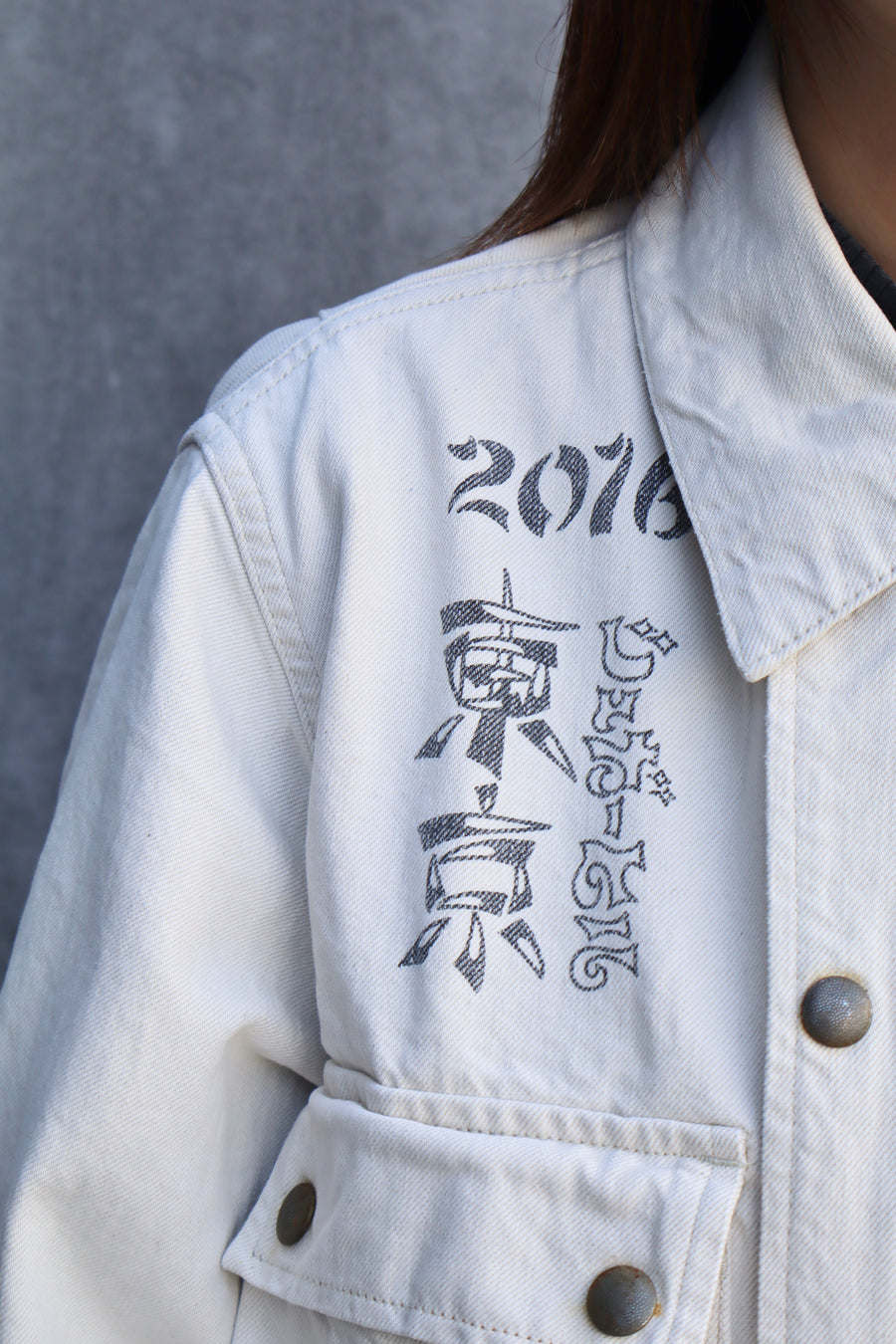 SUGARHILL(シュガーヒル)のTATTOO FLASH PRINT POCKET DENIM JACKETの