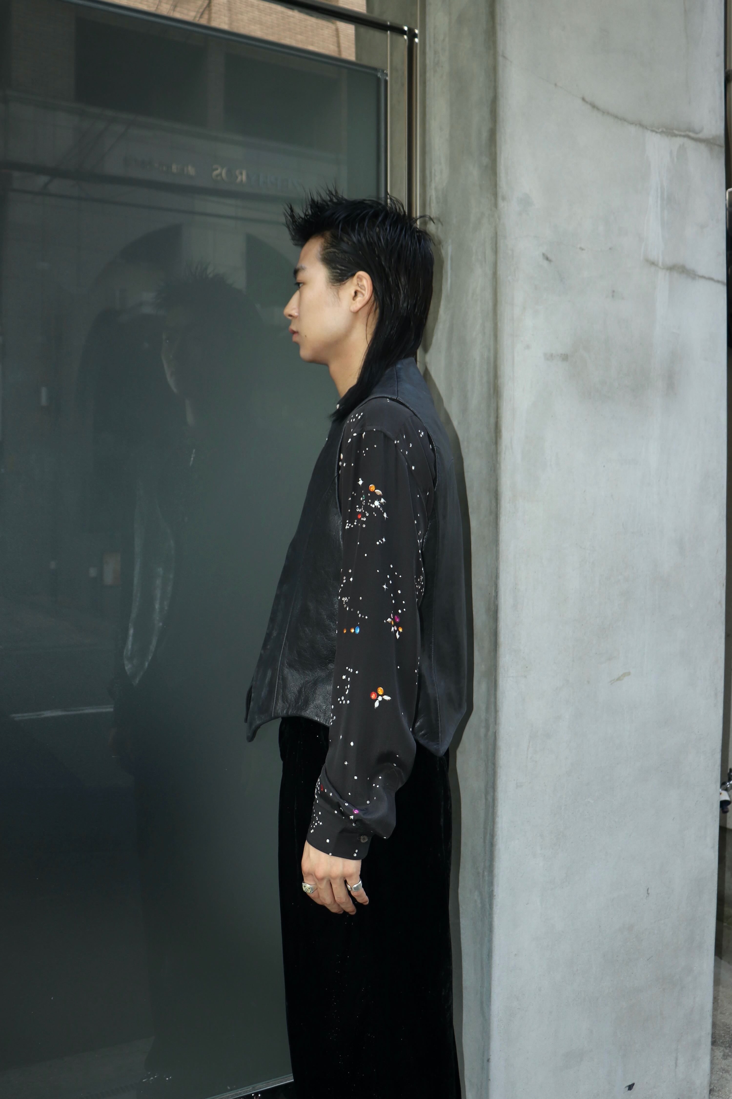 MASU(エムエーエスユー)のBAT LEATHER VEST BLACKの通販｜PALETTE art