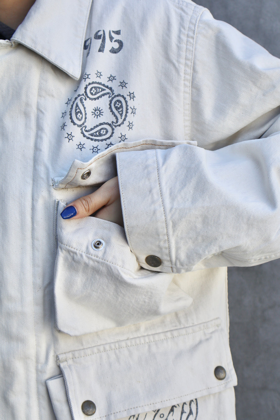 ジャケット・アウター SUGARHILL TATTOO FLASH PRINT POCKET JKT2 SUGARHILL(シュガーヒル)のTATTOO FLASH PRINT POCKET DENIM JACKETの