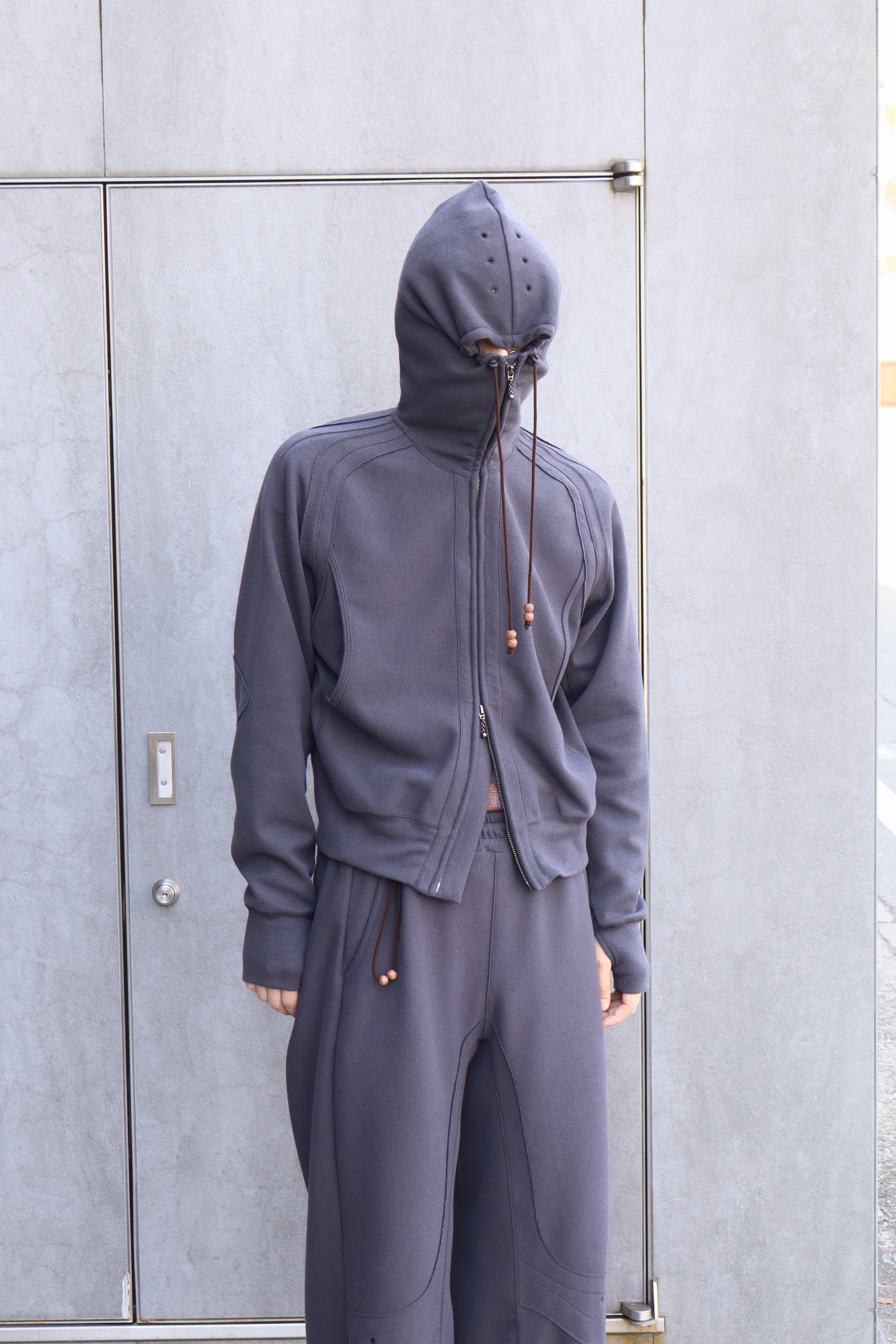 JIAN YE SOLID HOODIE 弍(CHARCOAL)