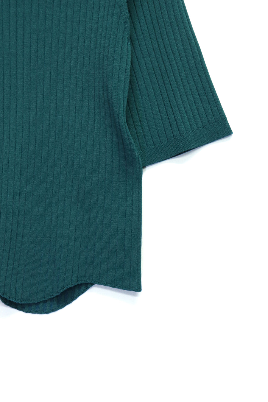 TOGA VIRILIS  Wave knit polo shirt