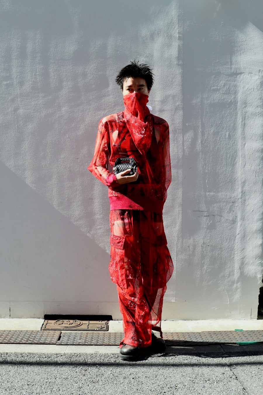 MASU  GHOST PAISLEY FOOTBALL SHIRT(RED)