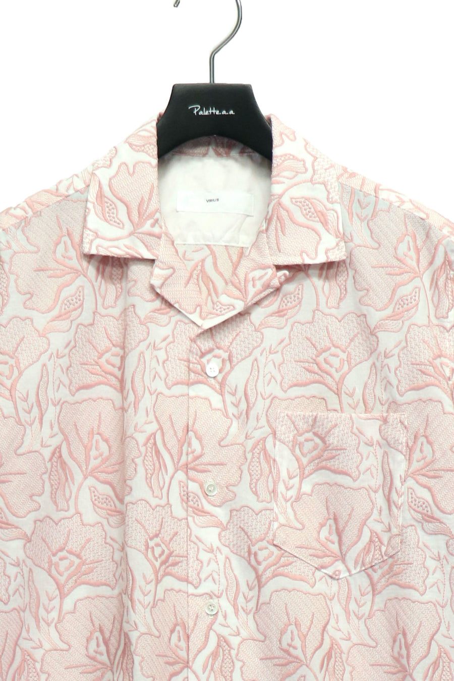 TOGA VIRILIS  Lace S/S shirt(PINK)