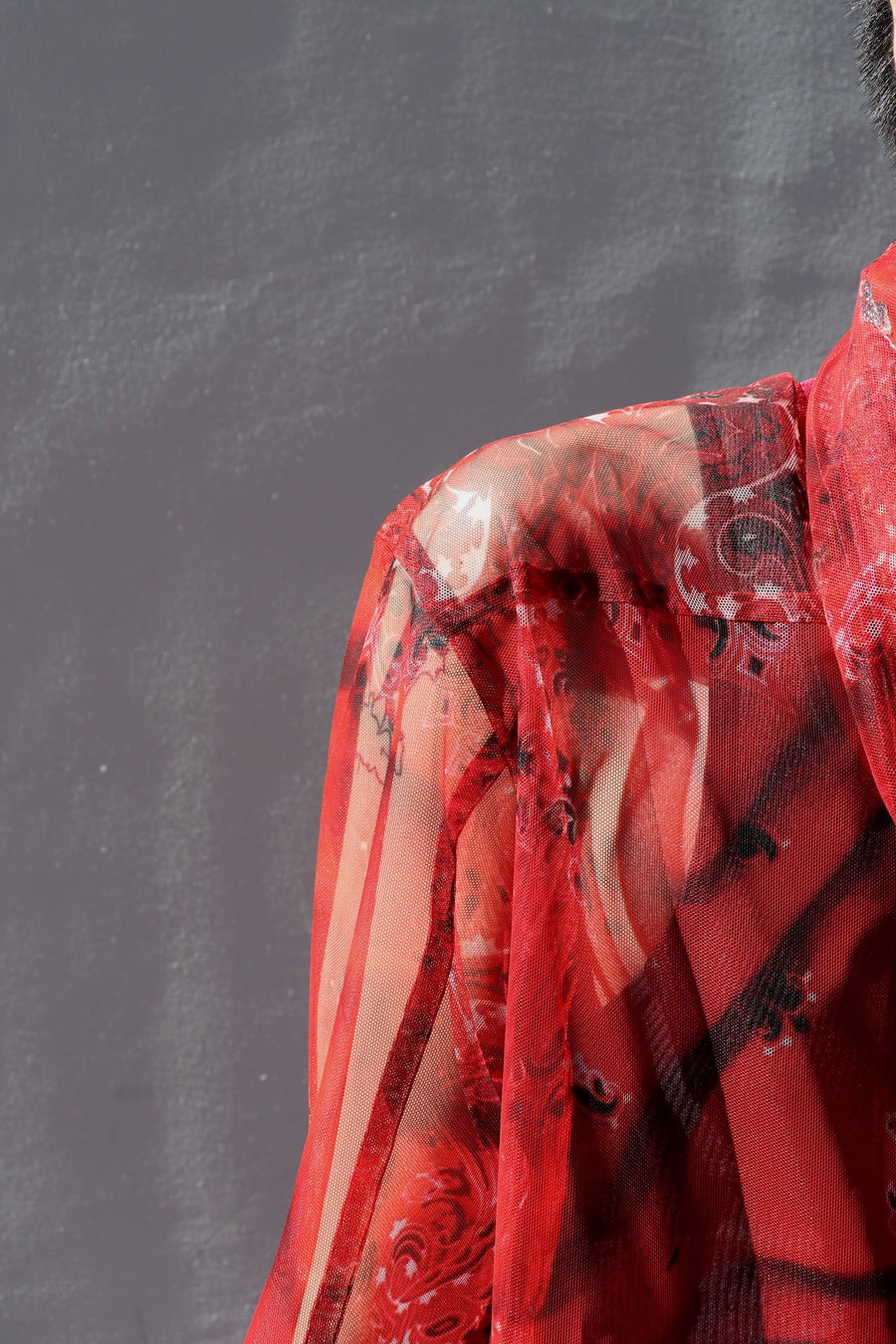 MASU  GHOST PAISLEY FOOTBALL SHIRT(RED)