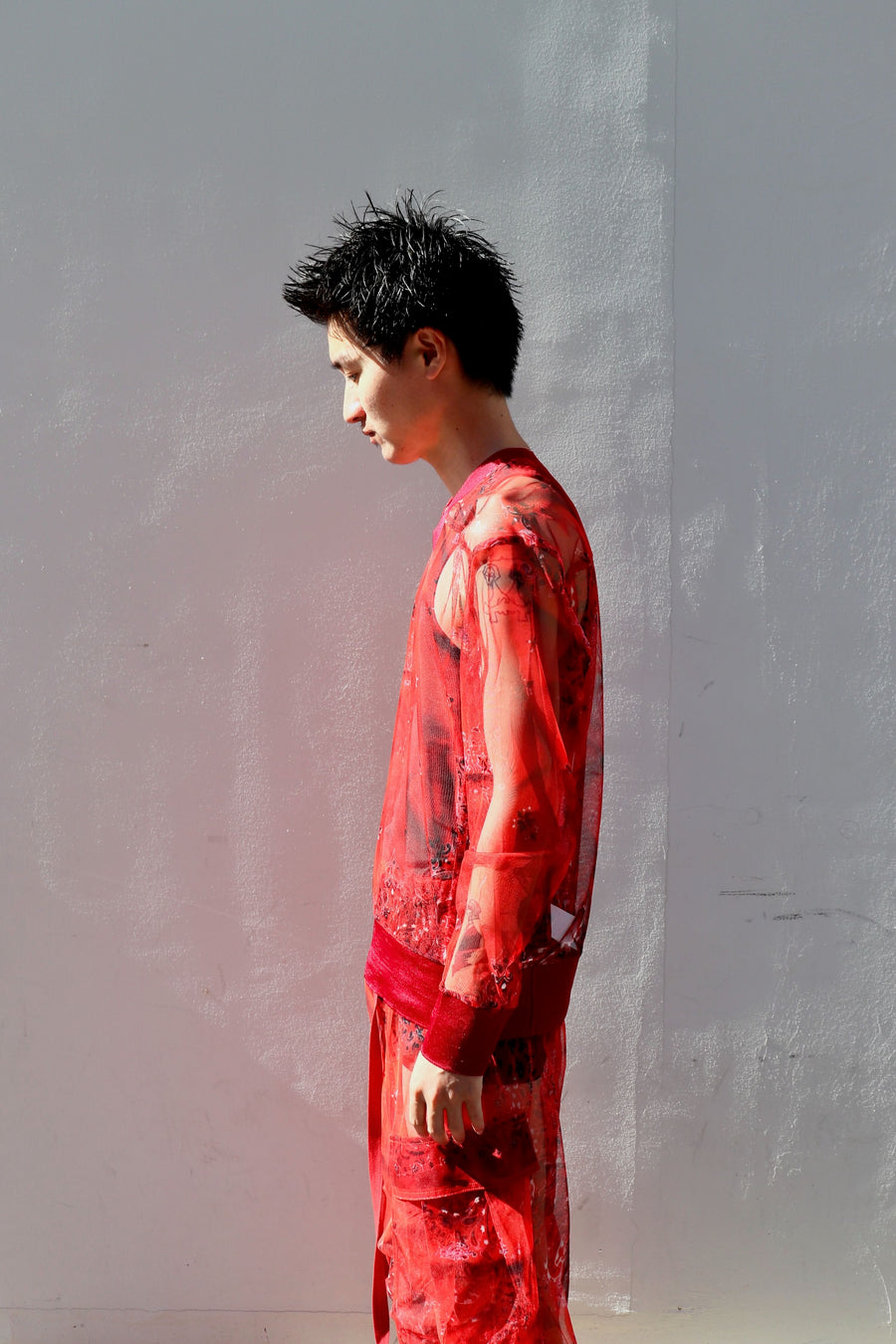 MASU  GHOST PAISLEY FOOTBALL SHIRT(RED)
