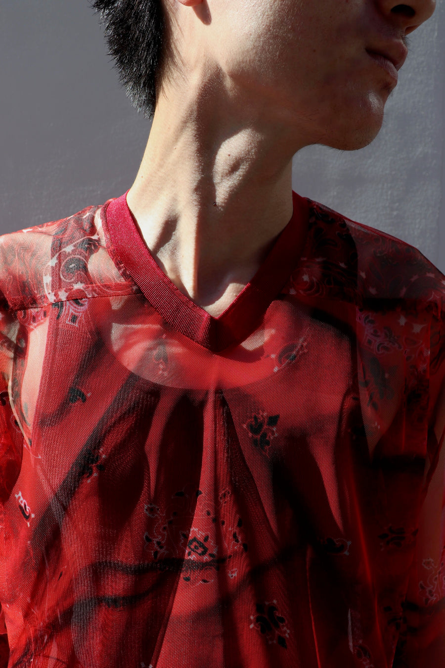 MASU  GHOST PAISLEY FOOTBALL SHIRT(RED)