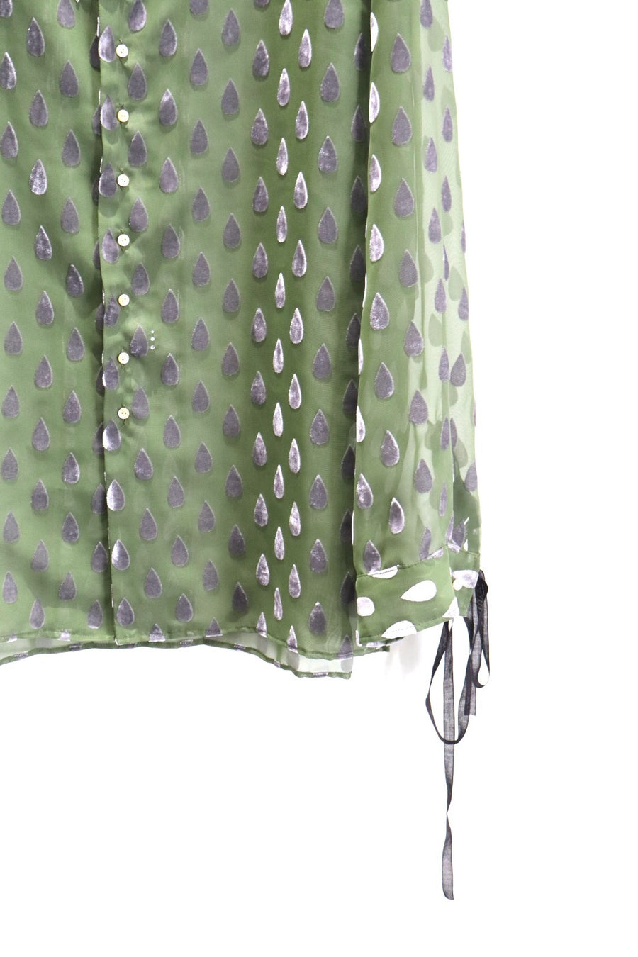 BED j.w. FORD  Drop-pattern Collar less Shirts(GREEN)