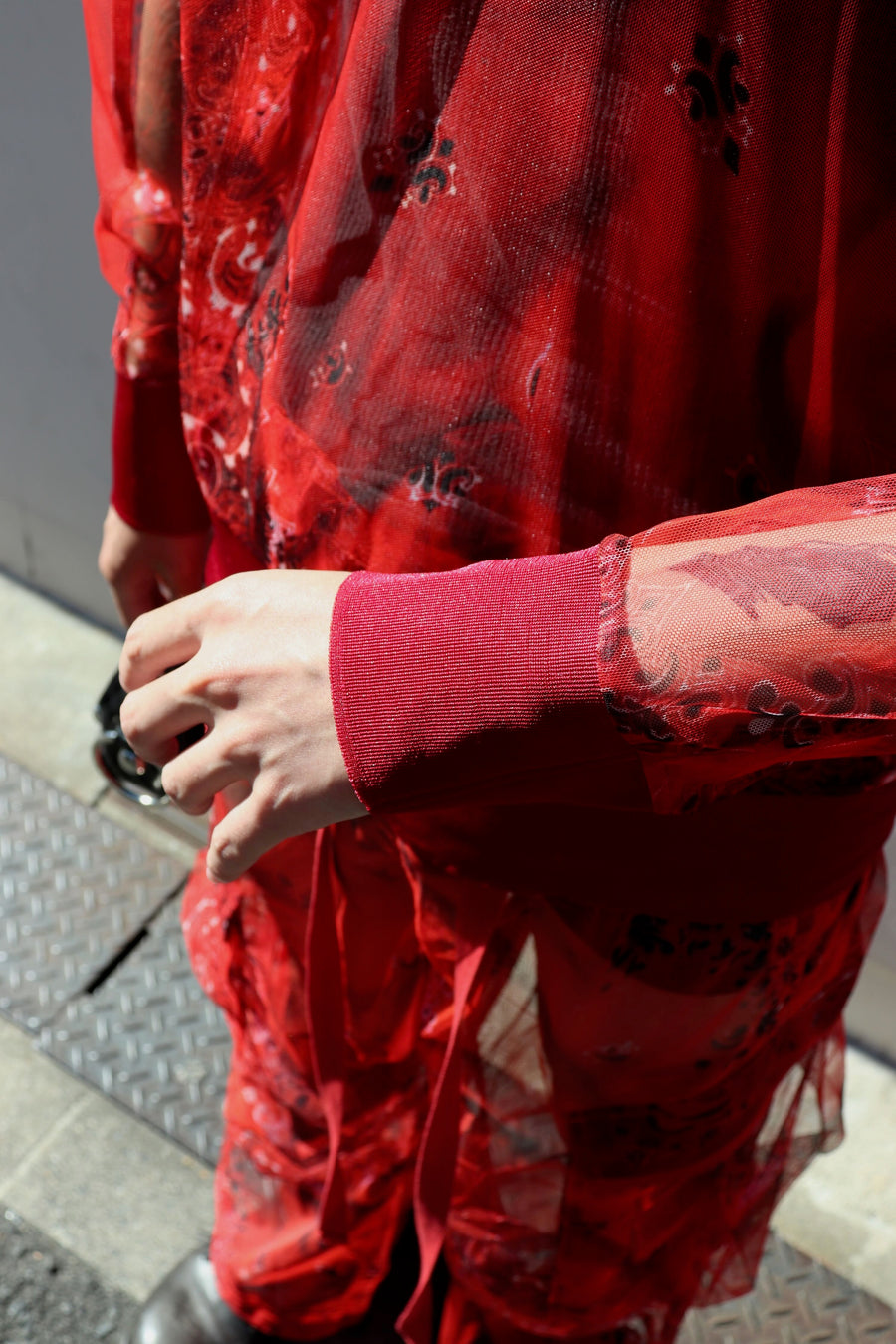 MASU  GHOST PAISLEY FOOTBALL SHIRT(RED)