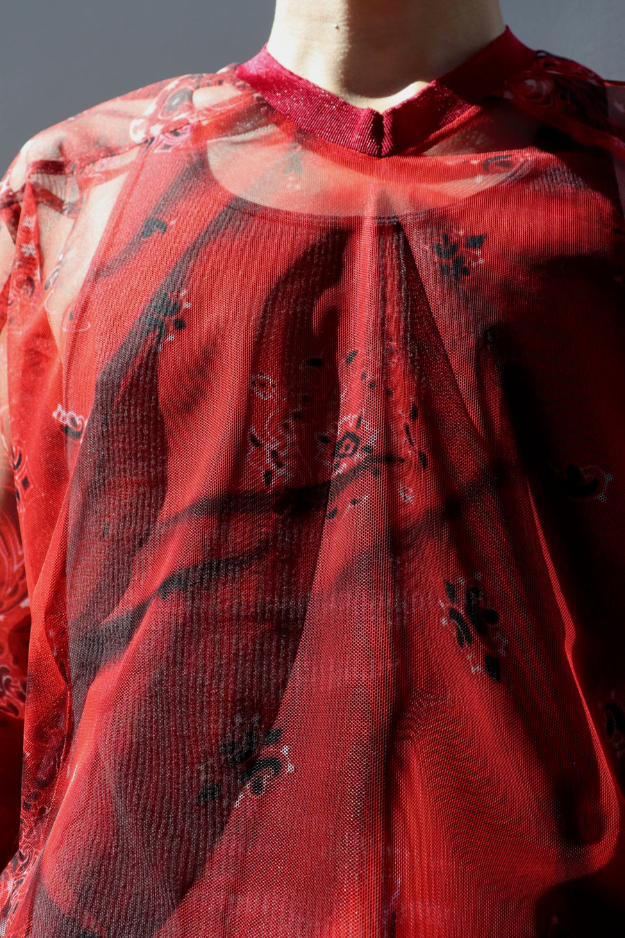 MASU  GHOST PAISLEY FOOTBALL SHIRT(RED)