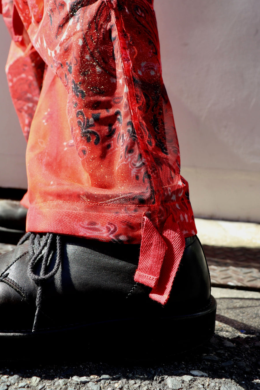 MASU  GHOST PAISLEY OVER PANTS(RED)