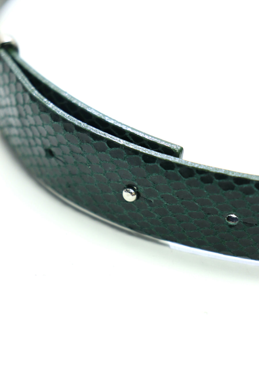 TOGA VIRILIS  Leather belt color(GREEN)