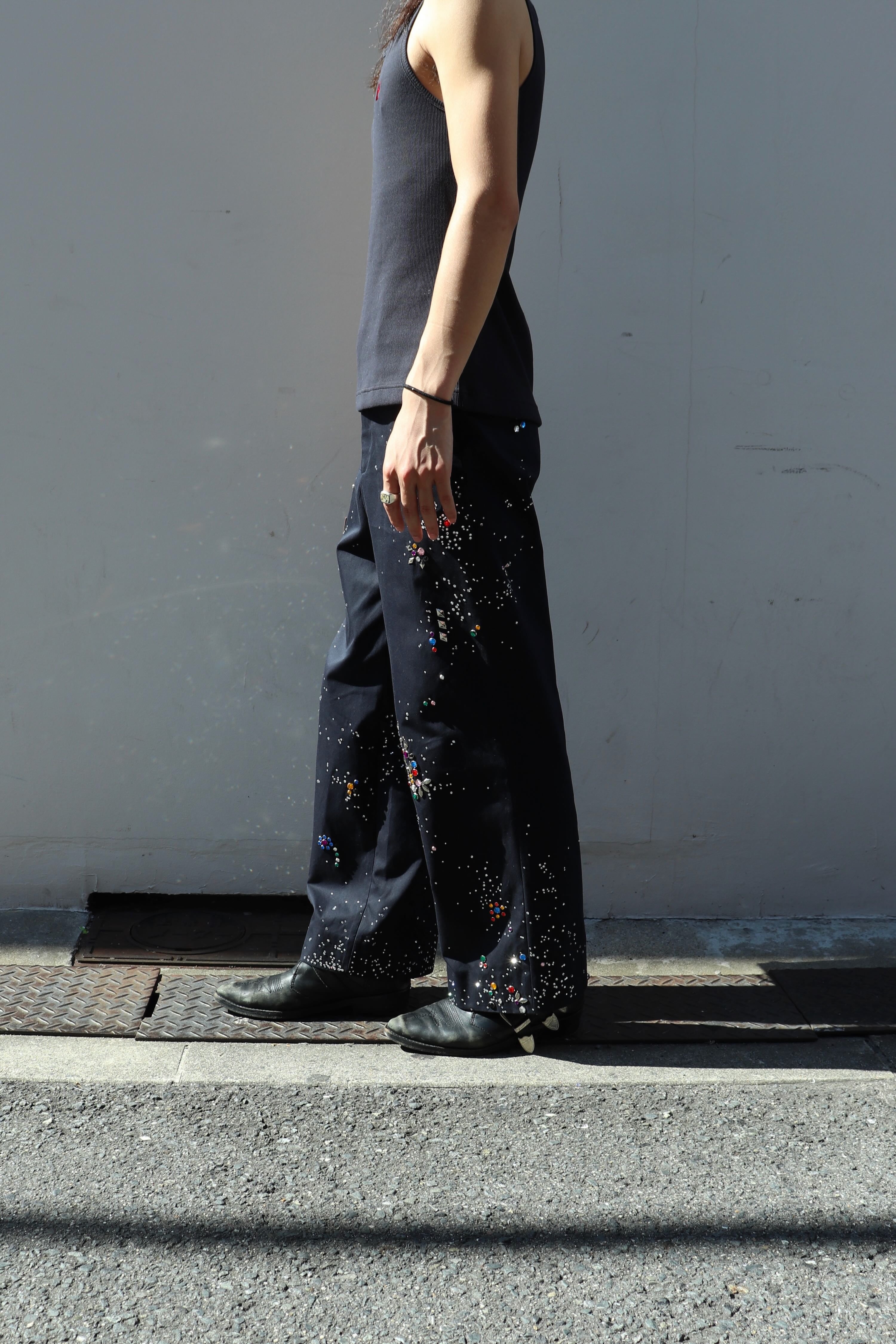 MASU(エムエーエスユー)のGALAXY STRAIGHT TROUSERS DARK NAVYの通販
