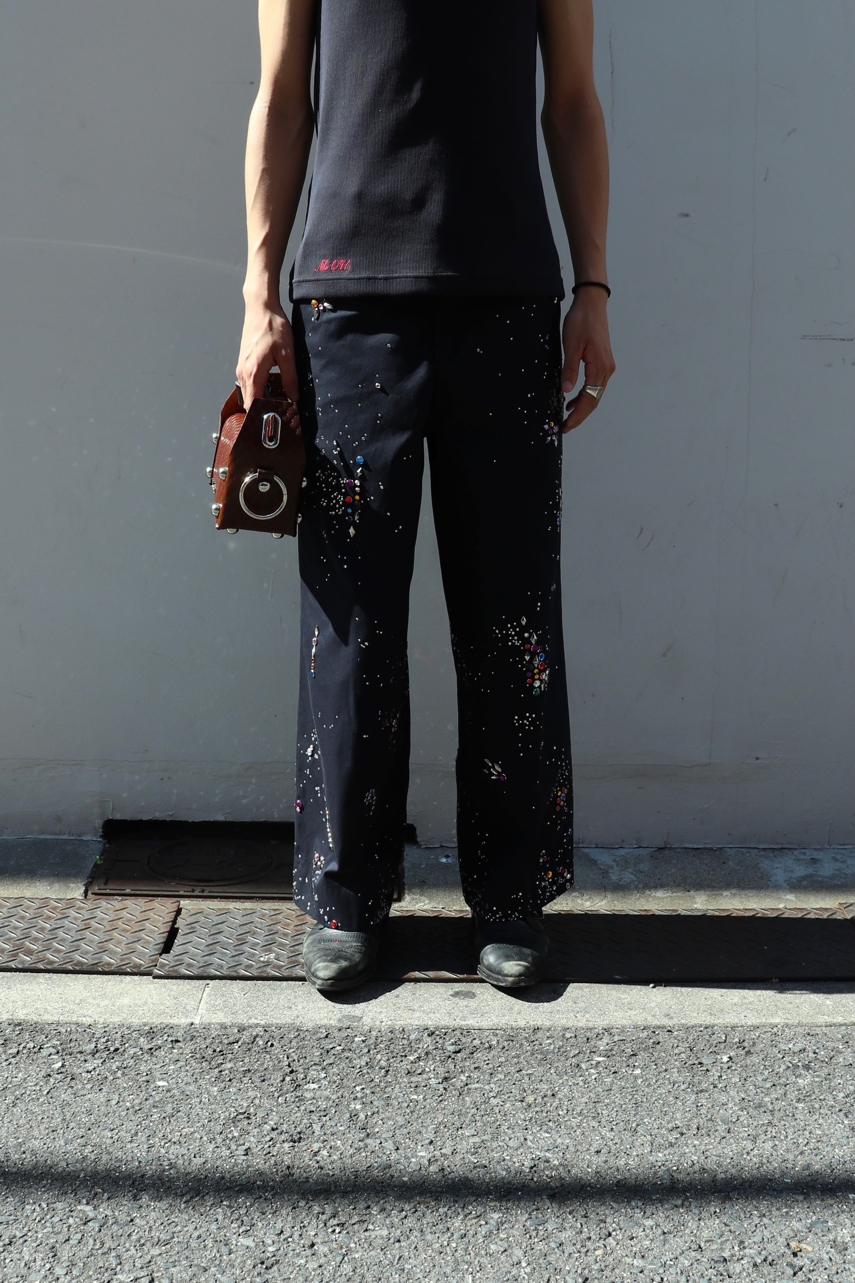 MASU(エムエーエスユー)のGALAXY STRAIGHT TROUSERS DARK NAVYの通販