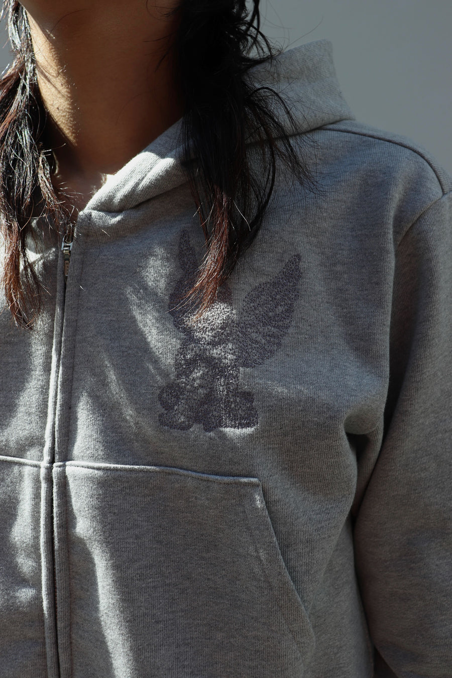 MASU  MB ZIP-UP HOODIE(GRAY)