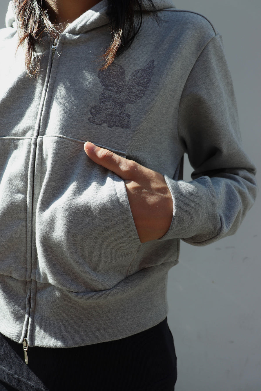 MASU  MB ZIP-UP HOODIE(GRAY)