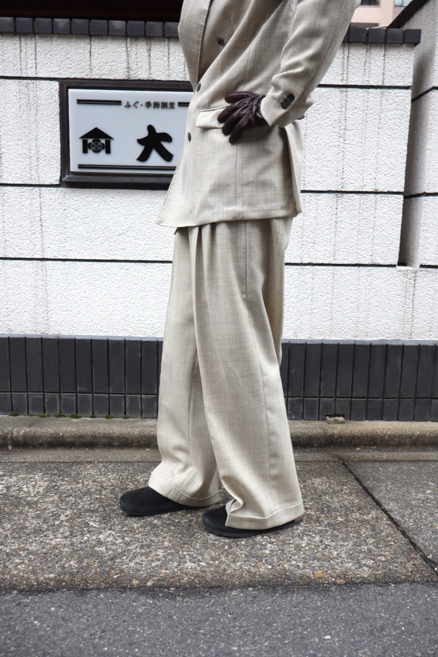 SUGARHILL(シュガーヒル)のWOOL TROUSERS ECRUの通販｜PALETTE art