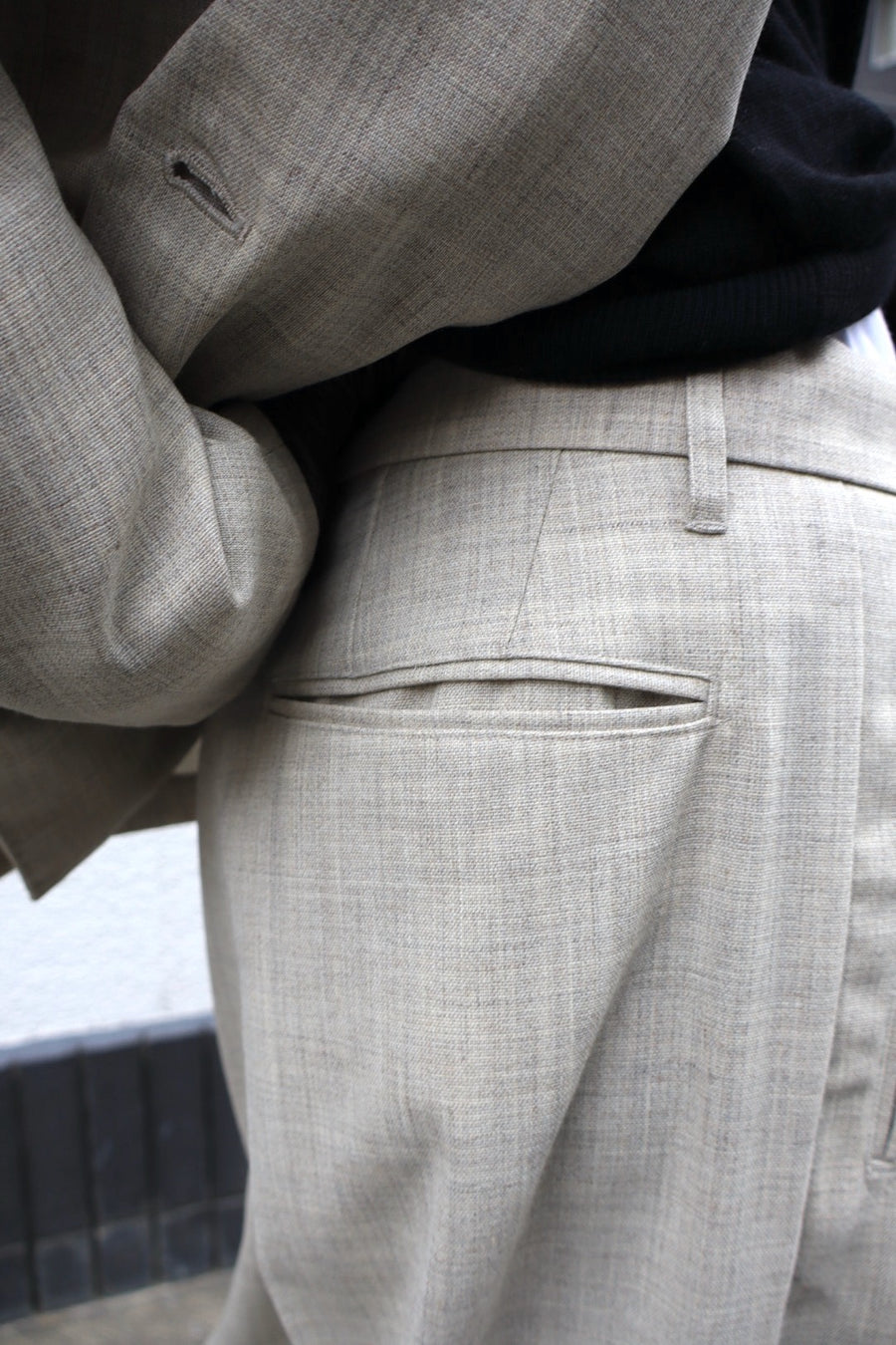 SUGARHILL(シュガーヒル)のWOOL TROUSERS ECRUの通販｜PALETTE art