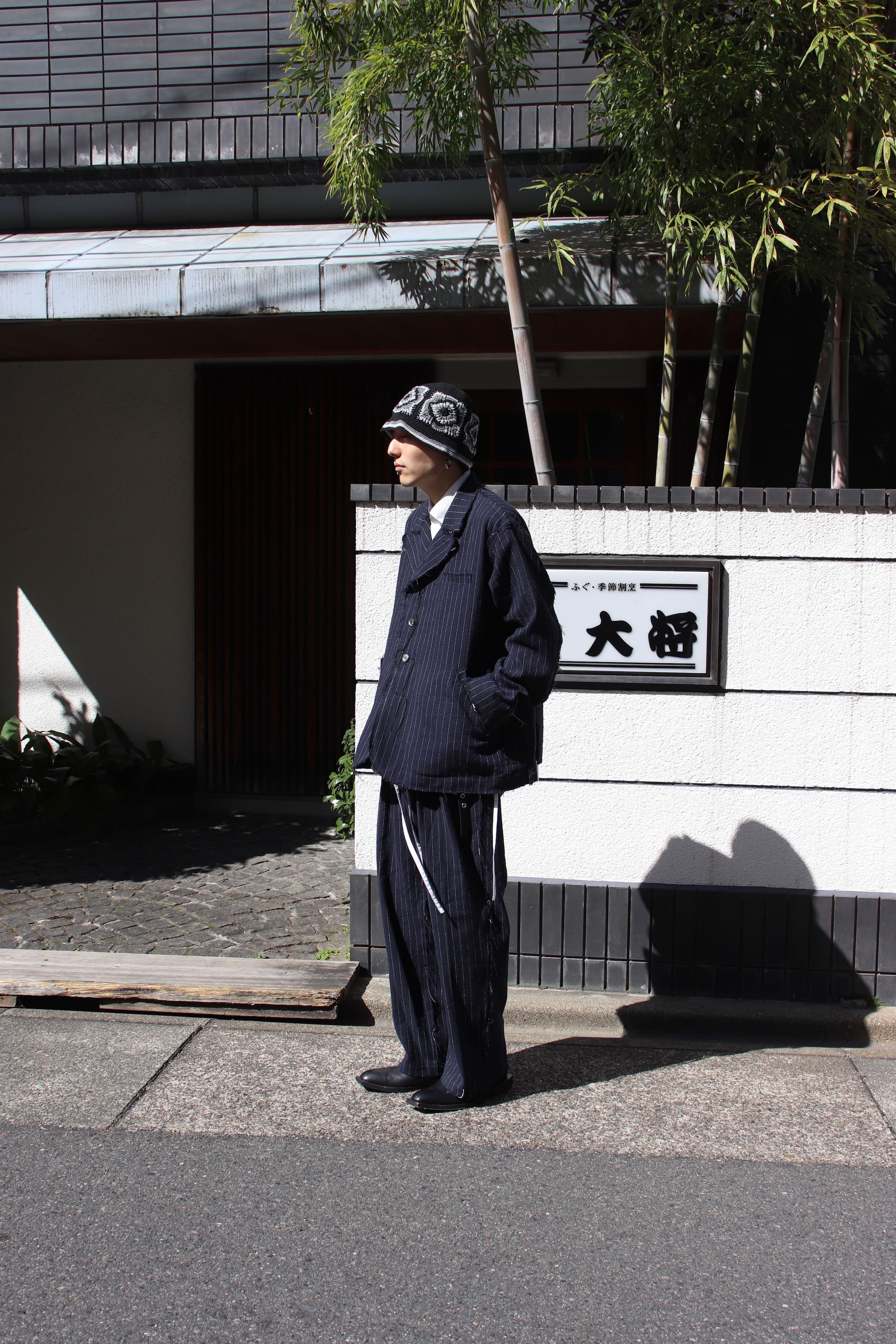 Urig（ウーリッヒ）のSTRIPE SCHADEN Urig JACKET NL NAVYの通販