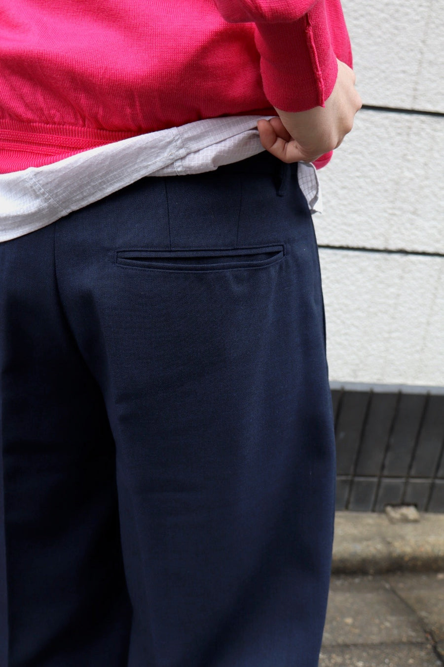 SUGARHILL(シュガーヒル)のWOOL TROUSERS NAVYの通販｜PALETTE art