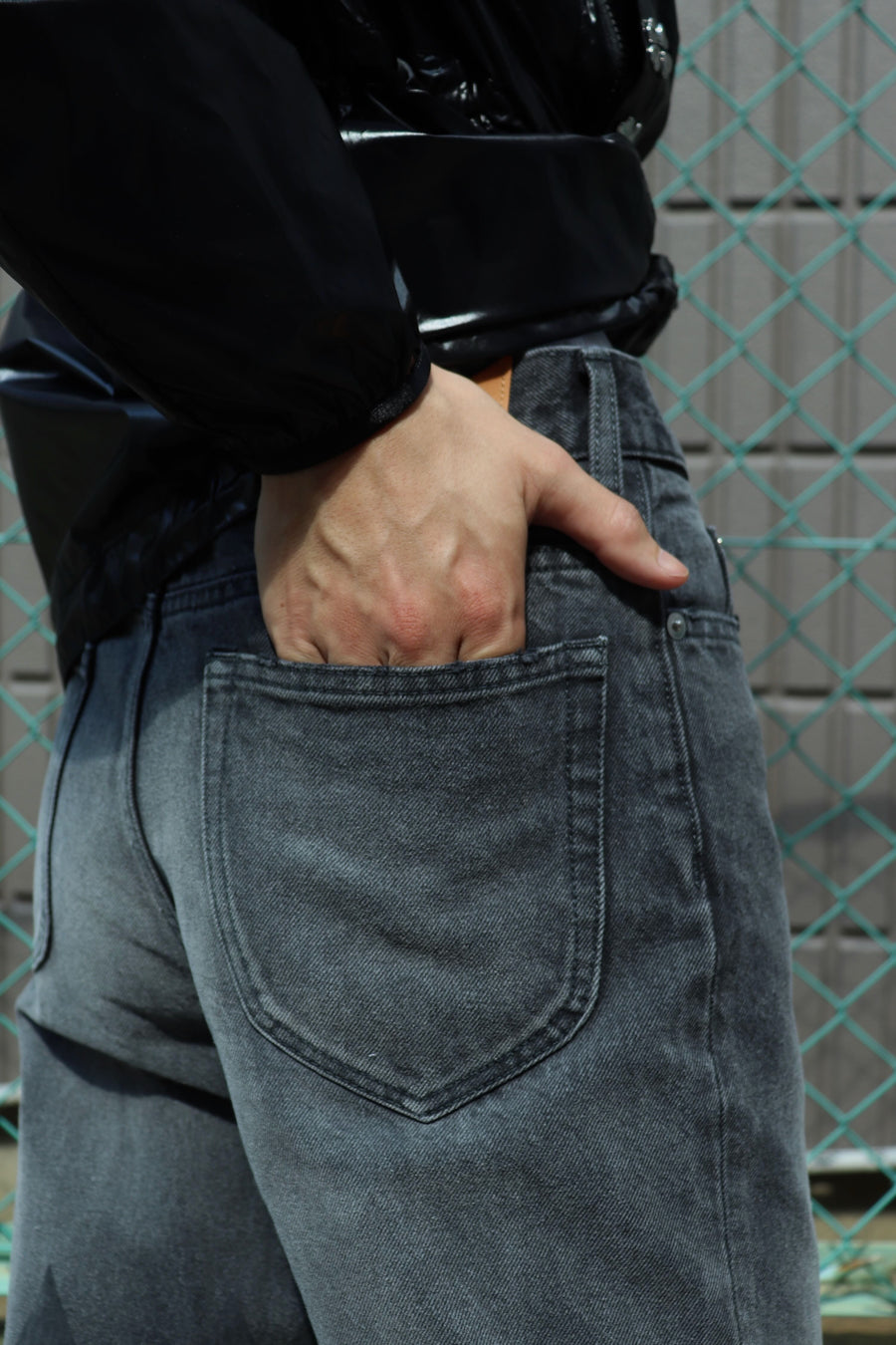 MASU  MB TAPERED JEANS DIAMOND(BLACK)