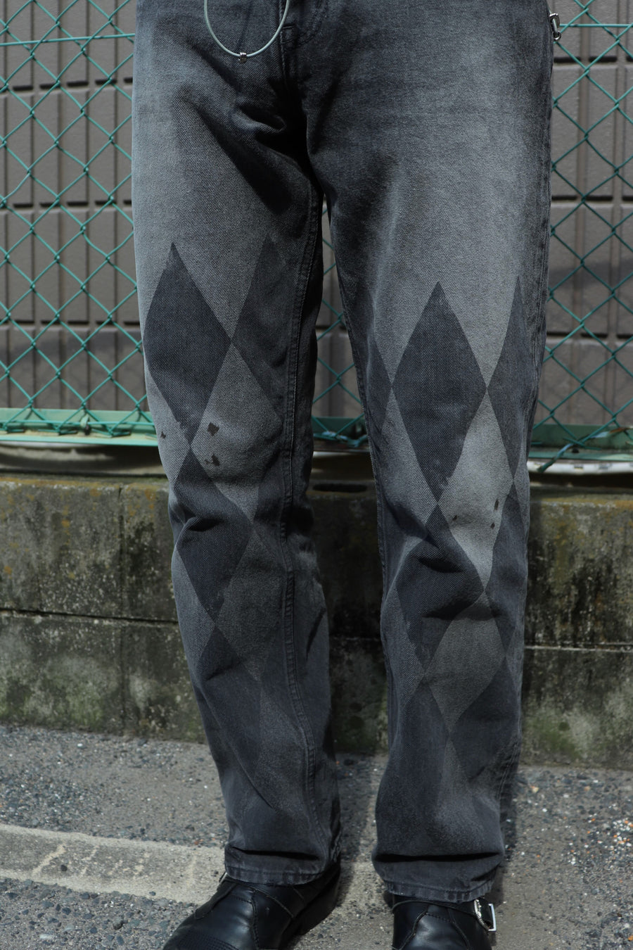 MASU  MB TAPERED JEANS DIAMOND(BLACK)