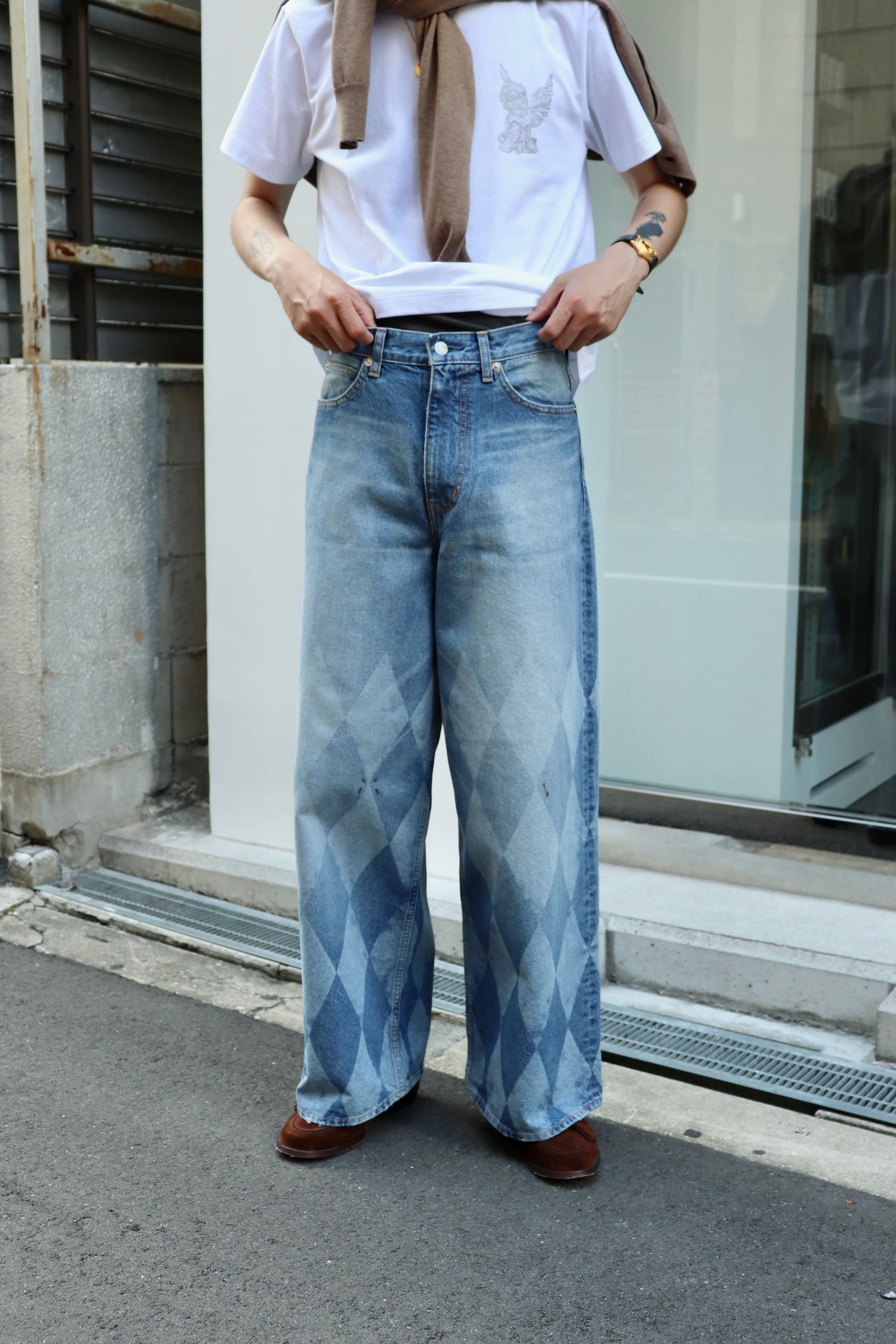 MASU(エムエーエスユー)のMB BAGGY JEANS DIAMOND INDIGOの通販