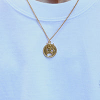 MASU(エムエーエスユー)のANGEL HOLE COIN NECKLACE GOLDの通販